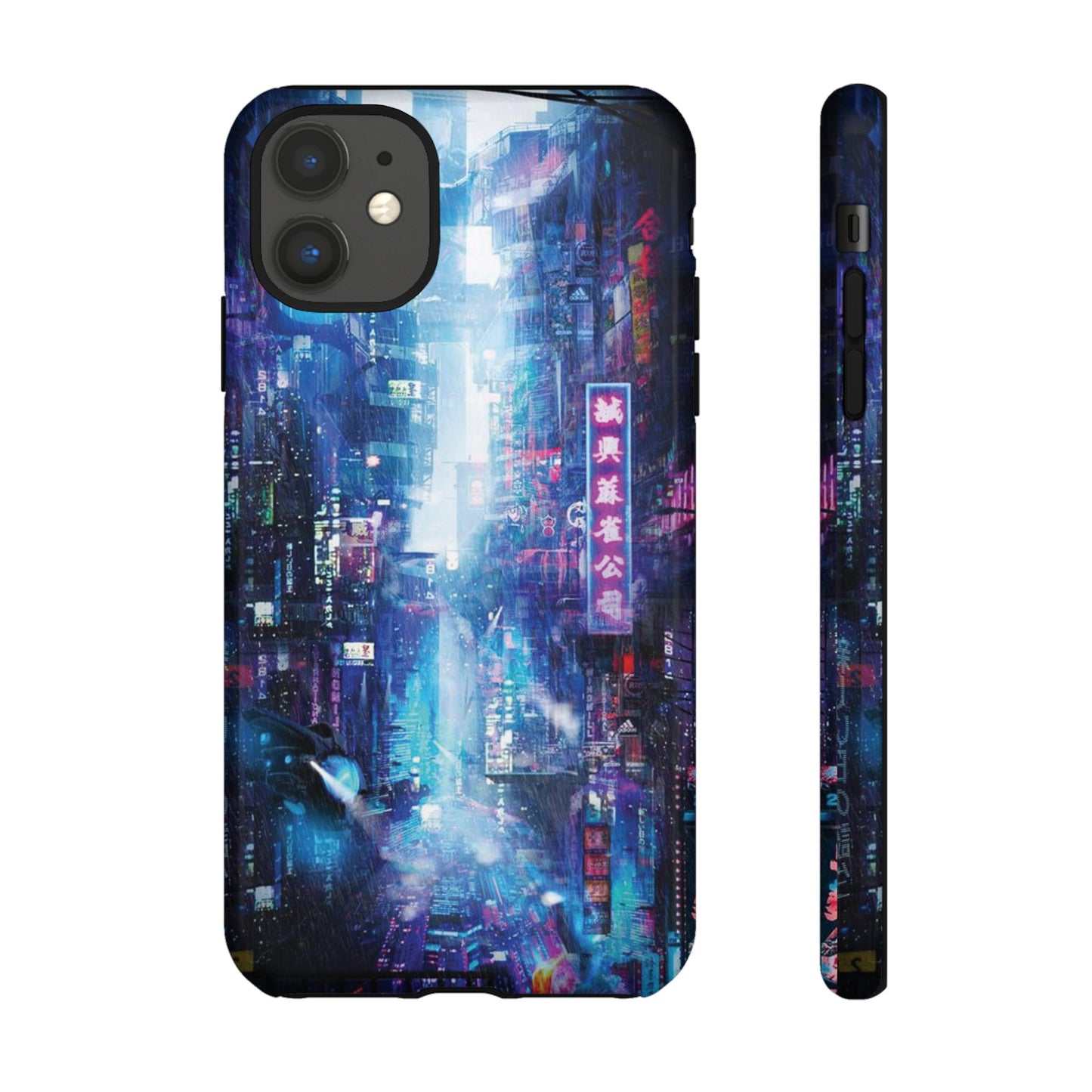 Night Life Futuristic City Wallpaper Phone Case | iPhone 15 Plus/ Pro, 14, 13, 12| Google Pixel 7, Pro, 5| Samsung Galaxy S23 All Major Phone Models