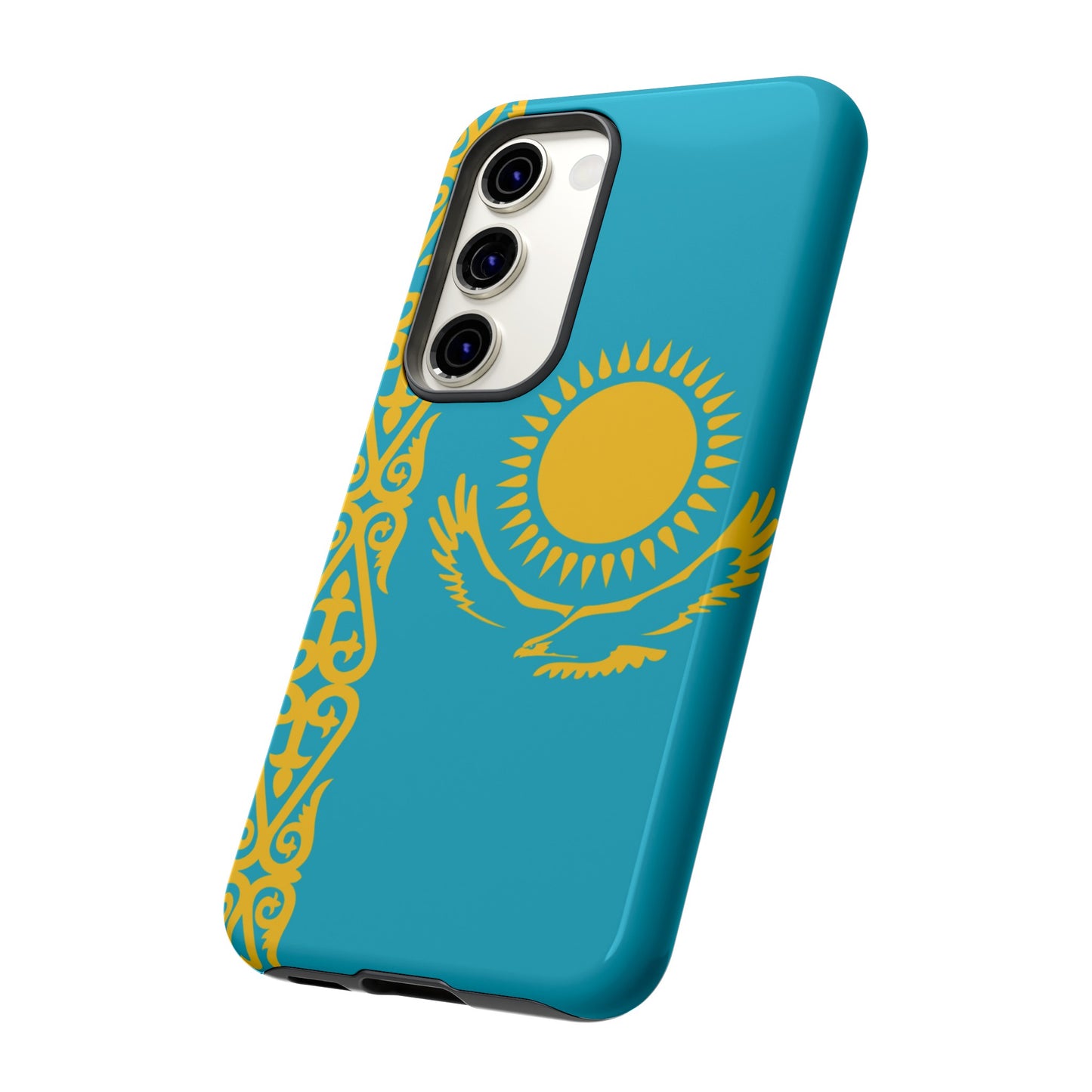 Kazakhstan Flag Phone Case | iPhone 15 Plus/ Pro, 14, 13, 12| Google Pixel 7, Pro, 5| Samsung Galaxy S23 All Major Phone Models