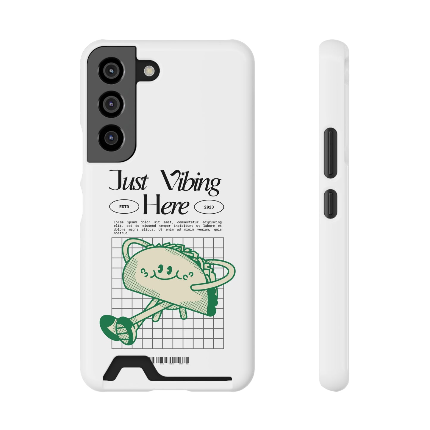 Just Vibing Here Phone Case | iPhone 15 Plus/ Pro, 14, 13, 12|Samsung Galaxy Models