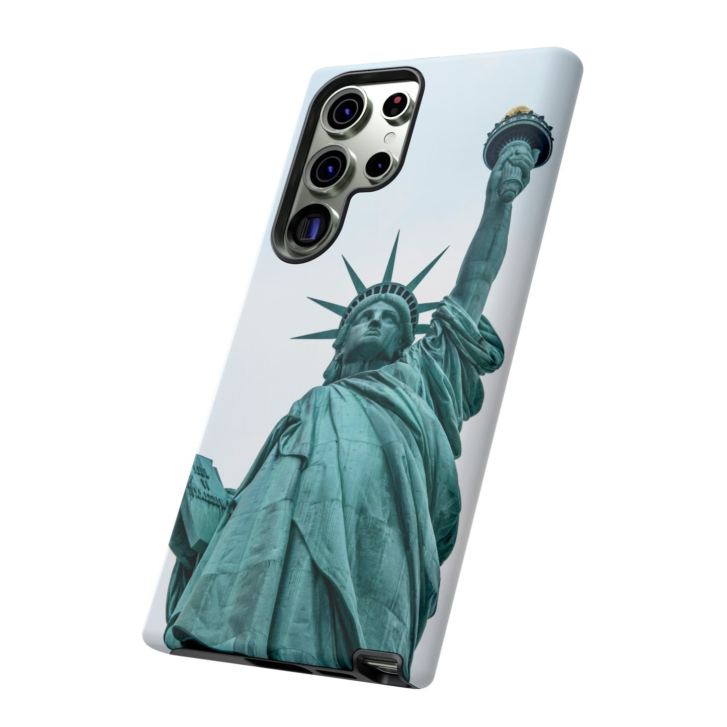 Statue of Liberty Wallpaper Phone Case | iPhone 15 Plus/ Pro, 14, 13, 12| Google Pixel 7, Pro, 5| Samsung Galaxy S23 All Major Phone Models