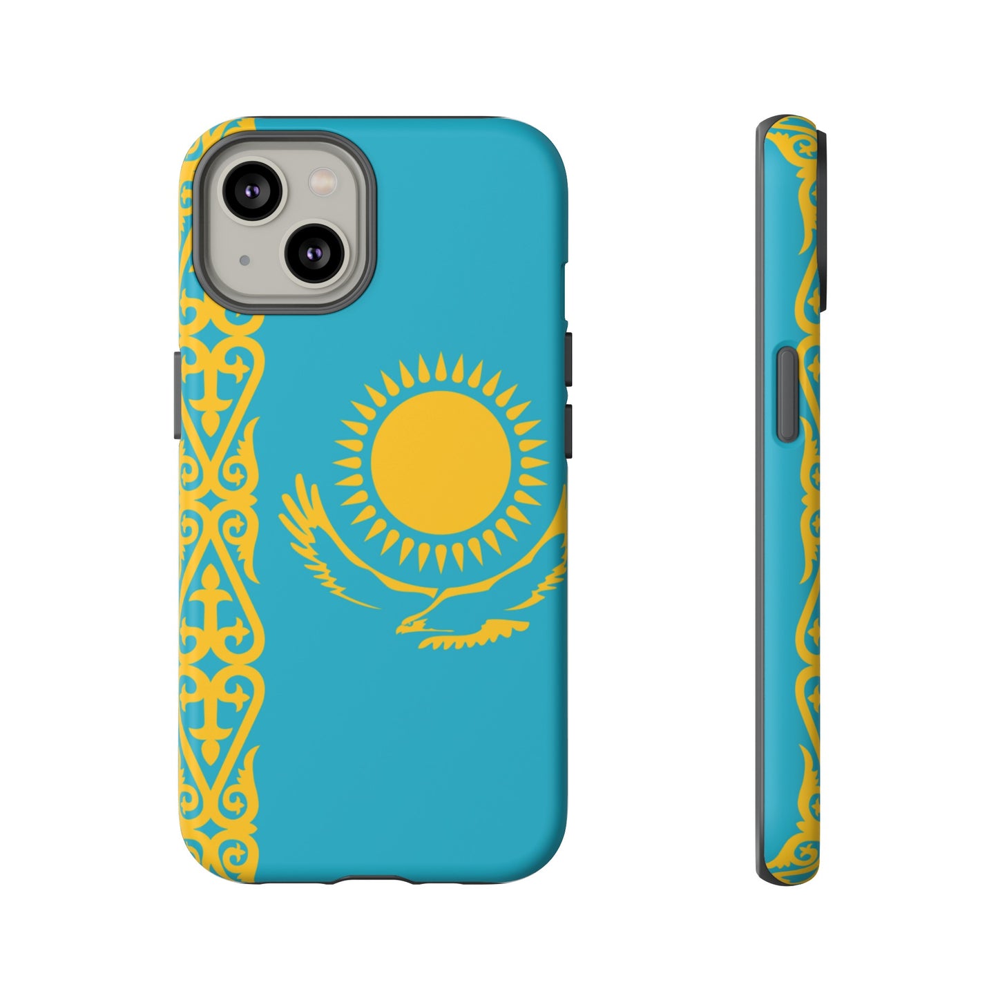 Kazakhstan Flag Phone Case | iPhone 15 Plus/ Pro, 14, 13, 12| Google Pixel 7, Pro, 5| Samsung Galaxy S23 All Major Phone Models