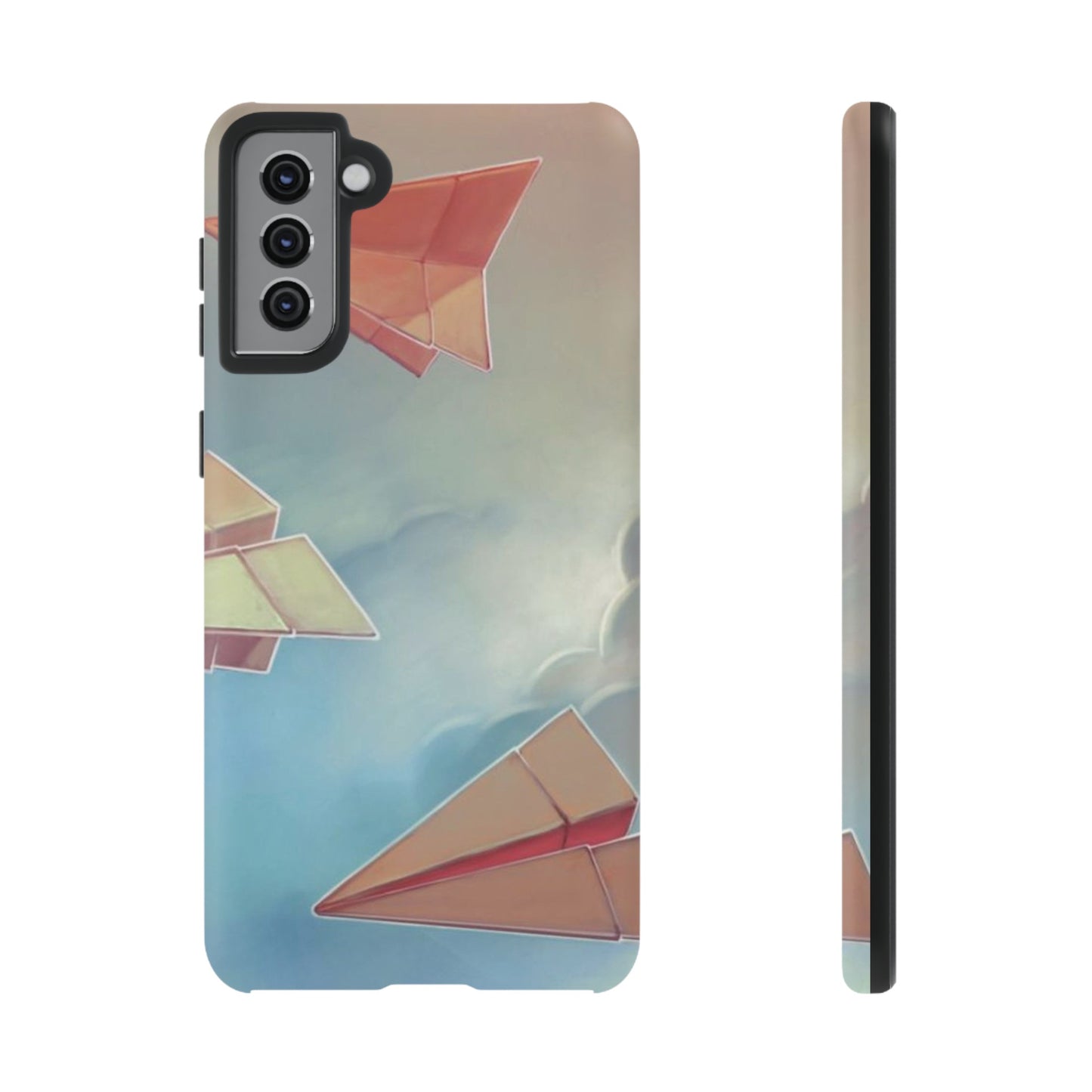 Paper Plane Wallpaper Phone Case | iPhone 15 Plus/ Pro, 14, 13, 12| Google Pixel 7, Pro, 5| Samsung Galaxy S23 All Major Phone Models