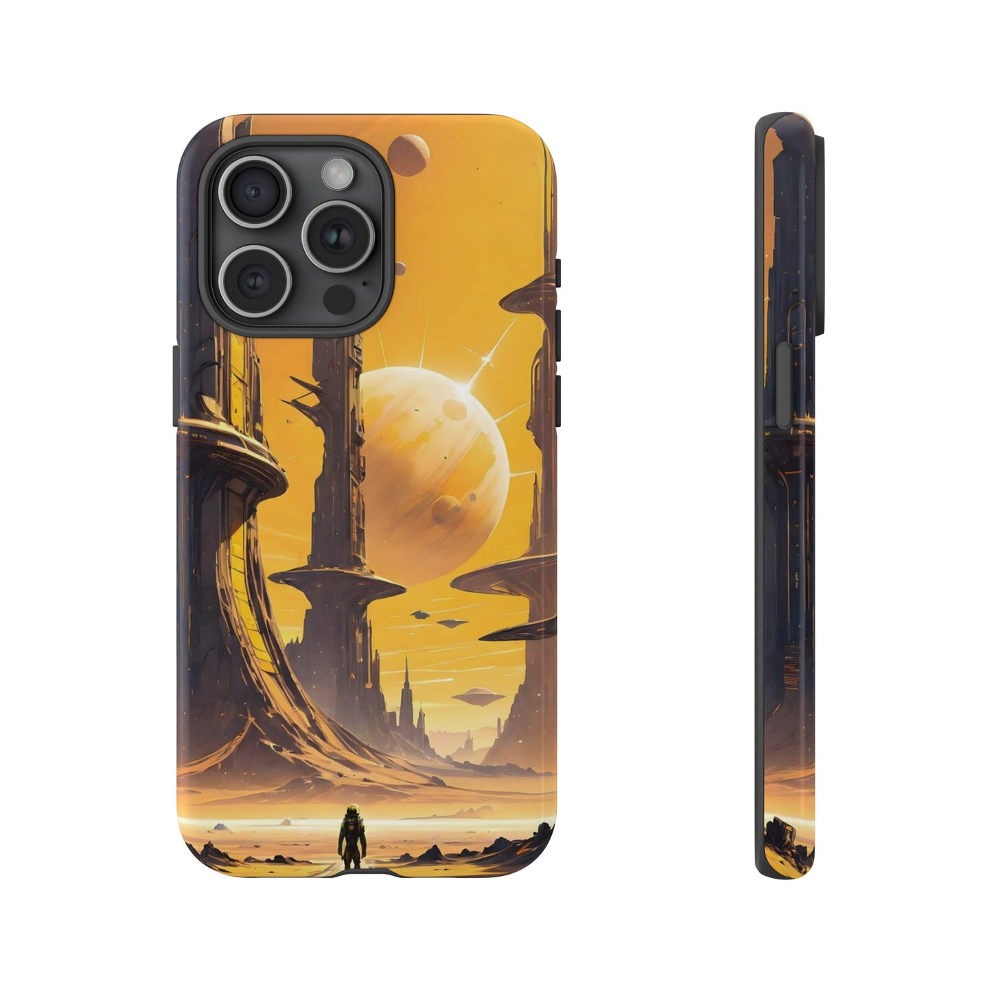 Distant Planets Sci Fi Wallpaper Phone Case | iPhone 15 Plus/ Pro, 14, 13, 12| Google Pixel 7, Pro, 5| Samsung Galaxy S23 All Major Phone Models