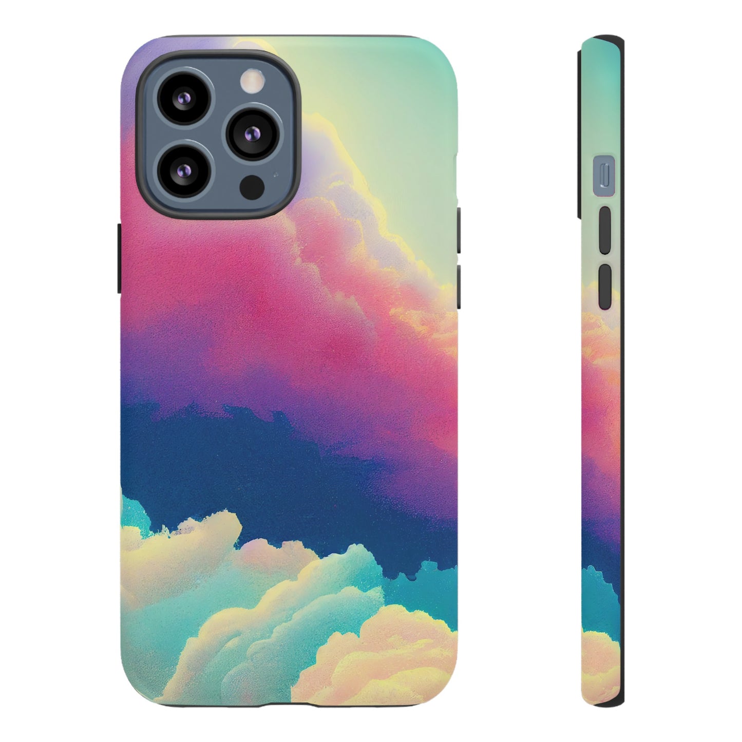 Colourful Clouds Wallpaper Phone Case | iPhone 15 Plus/ Pro, 14, 13, 12| Google Pixel 7, Pro, 5| Samsung Galaxy S23 All Major Phone Models