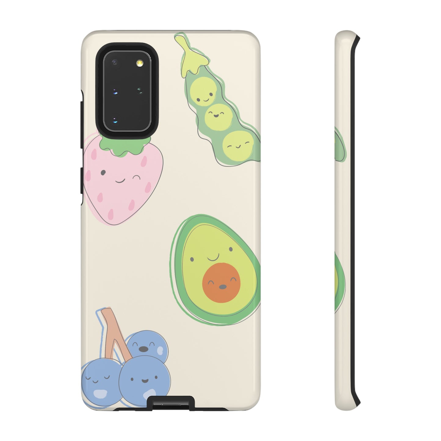 Happy Food Wallpaper Phone Case | iPhone 15 Plus/ Pro, 14, 13, 12| Google Pixel 7, Pro, 5| Samsung Galaxy S23 All Major Phone Models