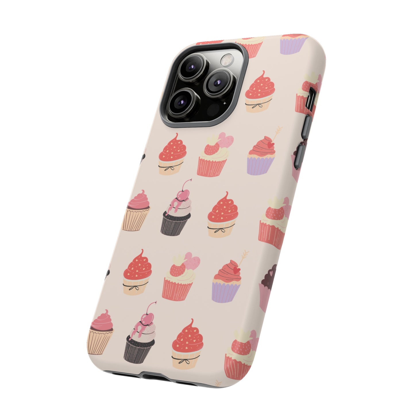 Cupcake Collage Wallpaper Phone Case | iPhone 15 Plus/ Pro, 14, 13, 12| Google Pixel 7, Pro, 5| Samsung Galaxy S23 All Major Phone Models