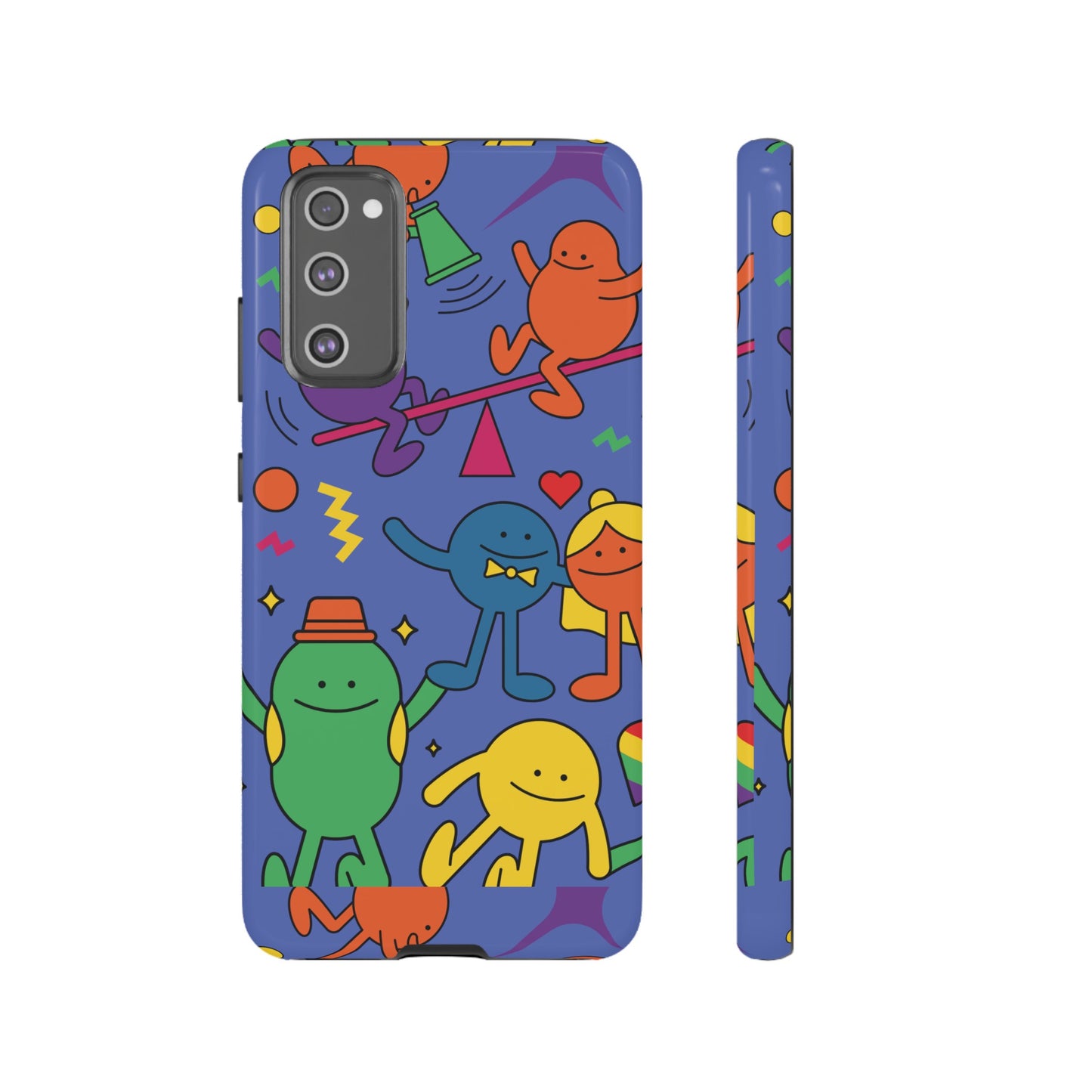 Colourful Cartoon Wallpaper Phone Case | iPhone 15 Plus/ Pro, 14, 13, 12| Google Pixel 7, Pro, 5| Samsung Galaxy S23 All Major Phone Models