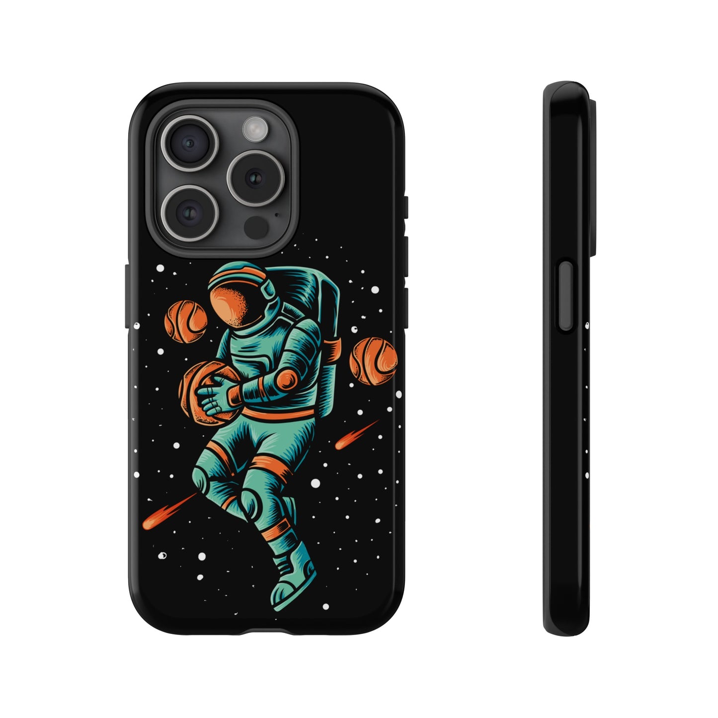 Space Basketball Phone Case | iPhone 15 Plus/ Pro, 14, 13, 12| Google Pixel 7, Pro, 5| Samsung Galaxy S23 All Major Phone Models