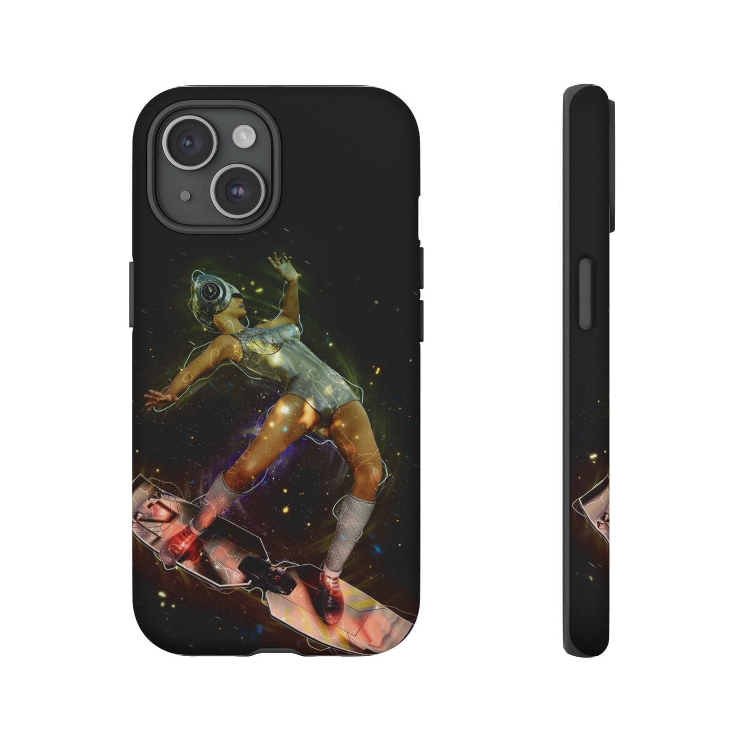 Sci-Fi Skateboard Wallpaper Phone Case | iPhone 15 Plus/ Pro, 14, 13, 12| Google Pixel 7, Pro, 5| Samsung Galaxy S23 All Major Phone Models