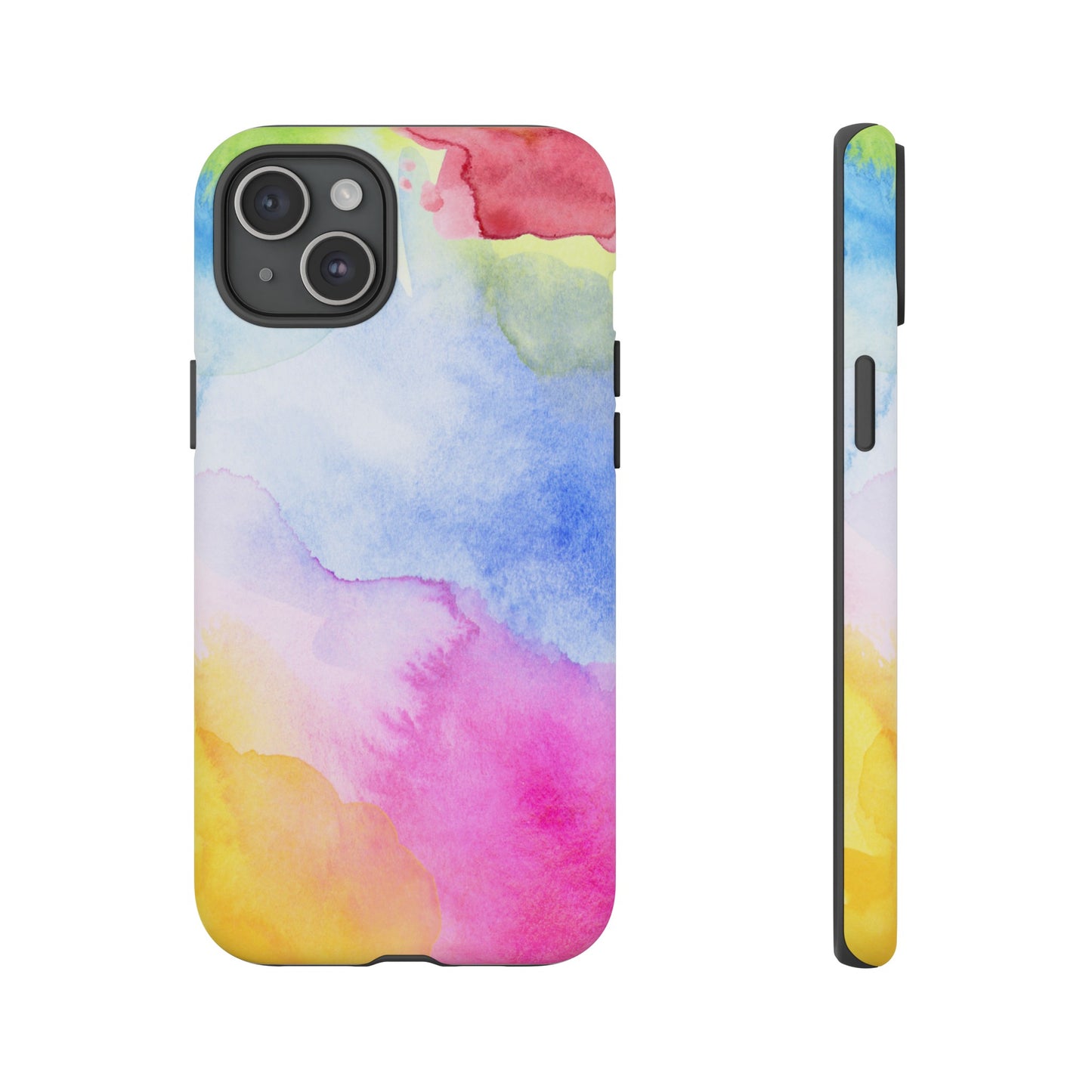 Watercolour Rainbow Phone Case | iPhone 15 Plus/ Pro, 14, 13, 12| Google Pixel 7, Pro, 5| Samsung Galaxy S23 All Major Phone Models