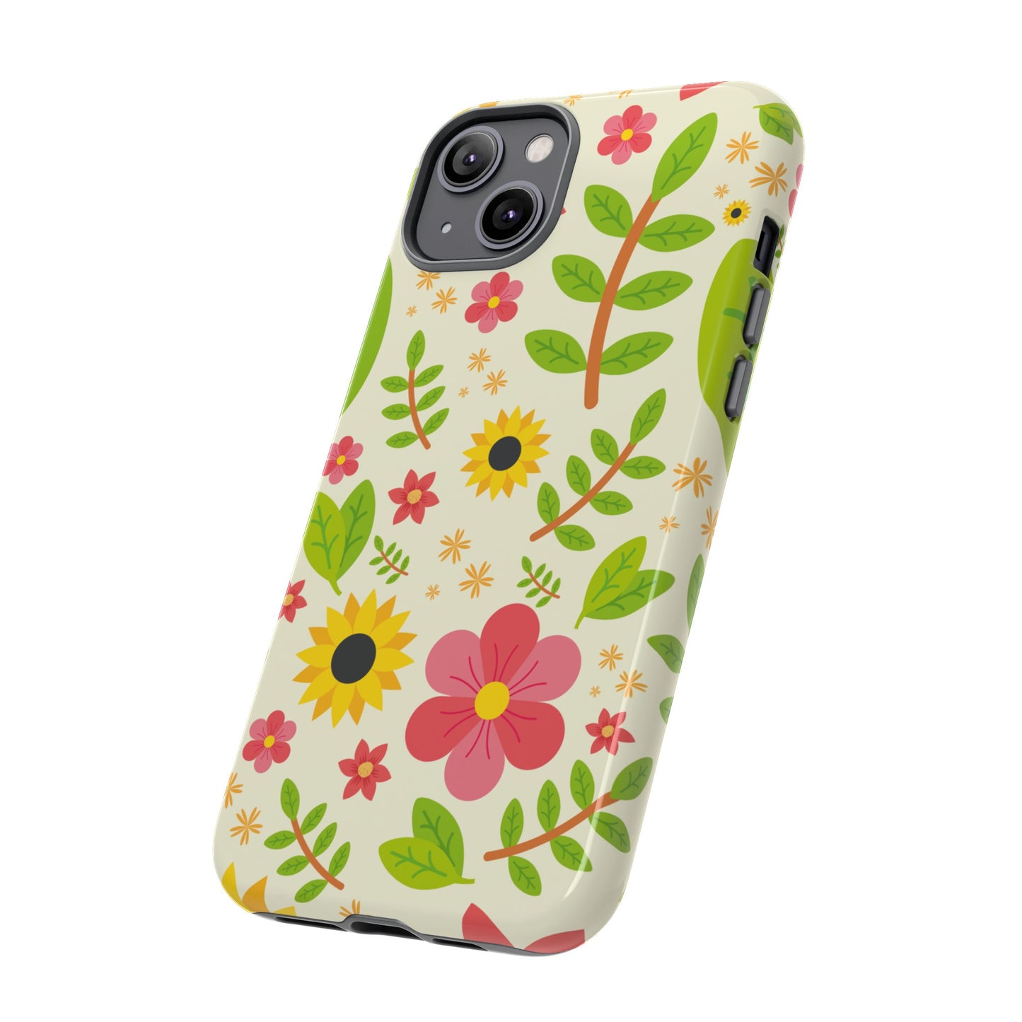 Botanical Flowers Phone Case | iPhone 15 Plus/ Pro, 14, 13, 12| Google Pixel 7, Pro, 5| Samsung Galaxy S23 All Major Phone Models