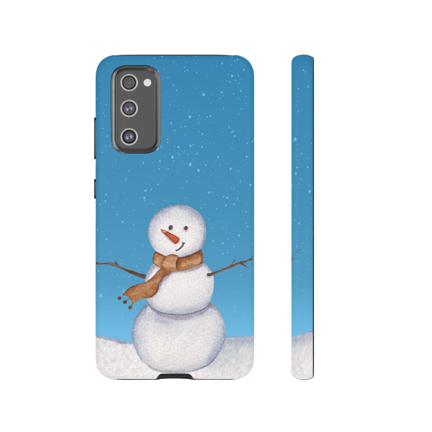 Snowman Wallpaper Phone Case | iPhone 15 Plus/ Pro, 14, 13, 12| Google Pixel 7, Pro, 5| Samsung Galaxy S23 All Major Phone Models