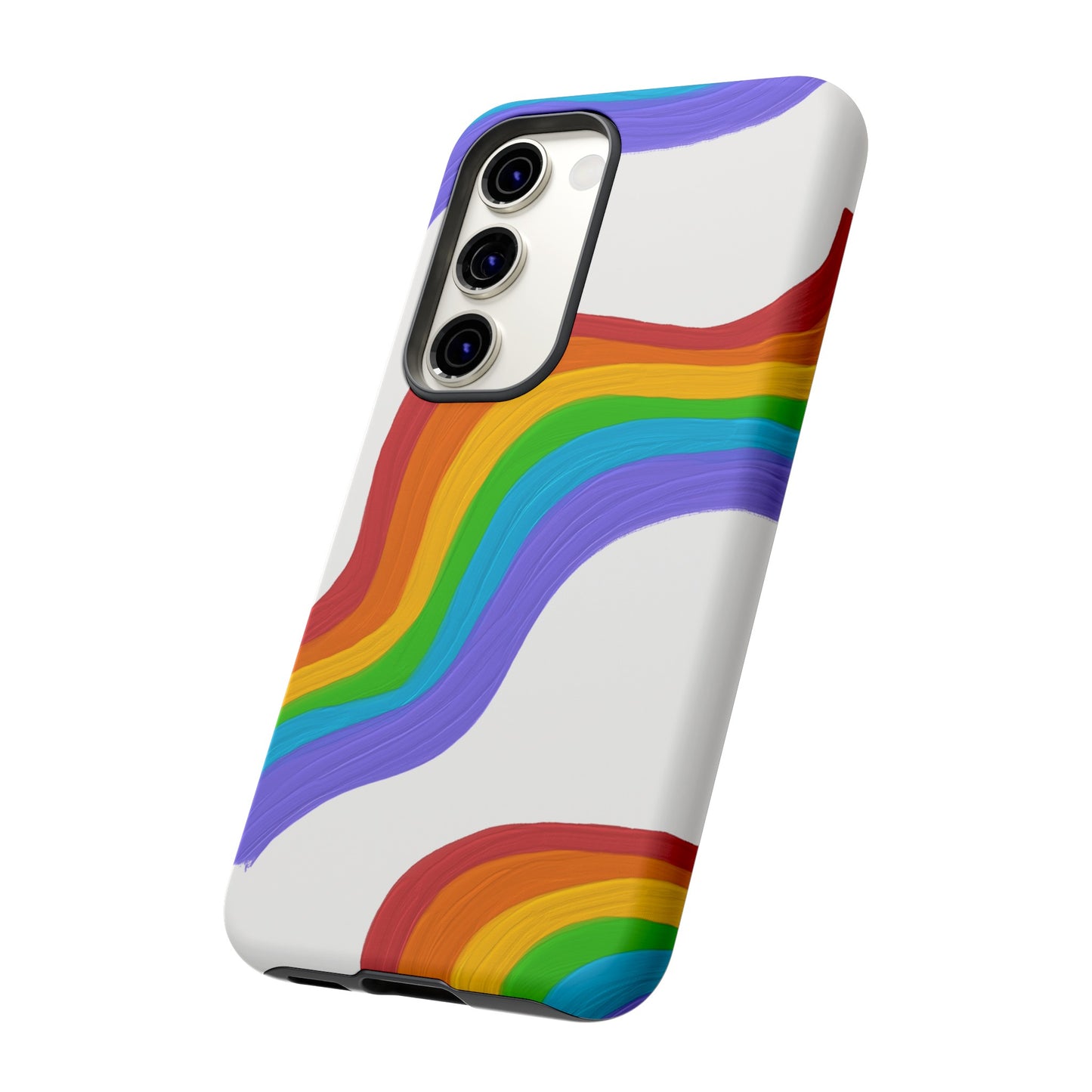 Rainbow Wallpaper Phone Case | iPhone 15 Plus/ Pro, 14, 13, 12| Google Pixel 7, Pro, 5| Samsung Galaxy S23 All Major Phone Models