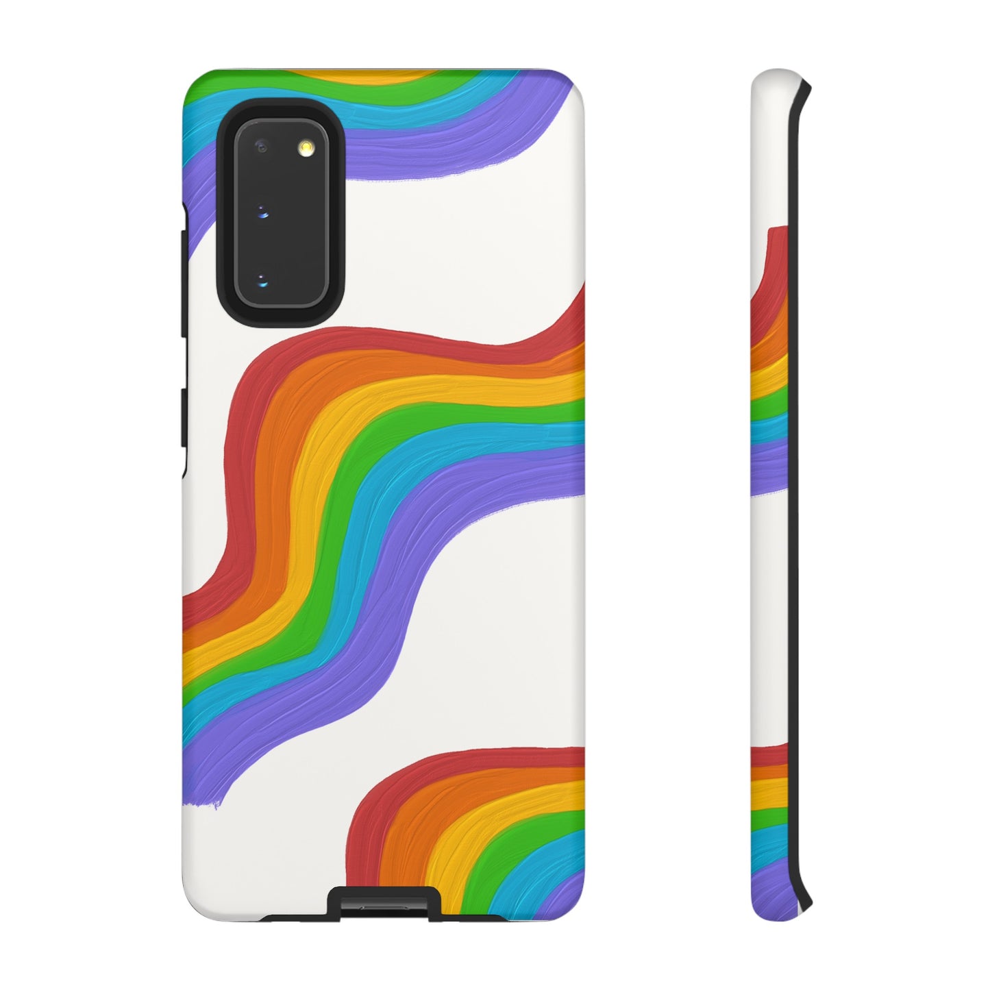 Rainbow Wallpaper Phone Case | iPhone 15 Plus/ Pro, 14, 13, 12| Google Pixel 7, Pro, 5| Samsung Galaxy S23 All Major Phone Models