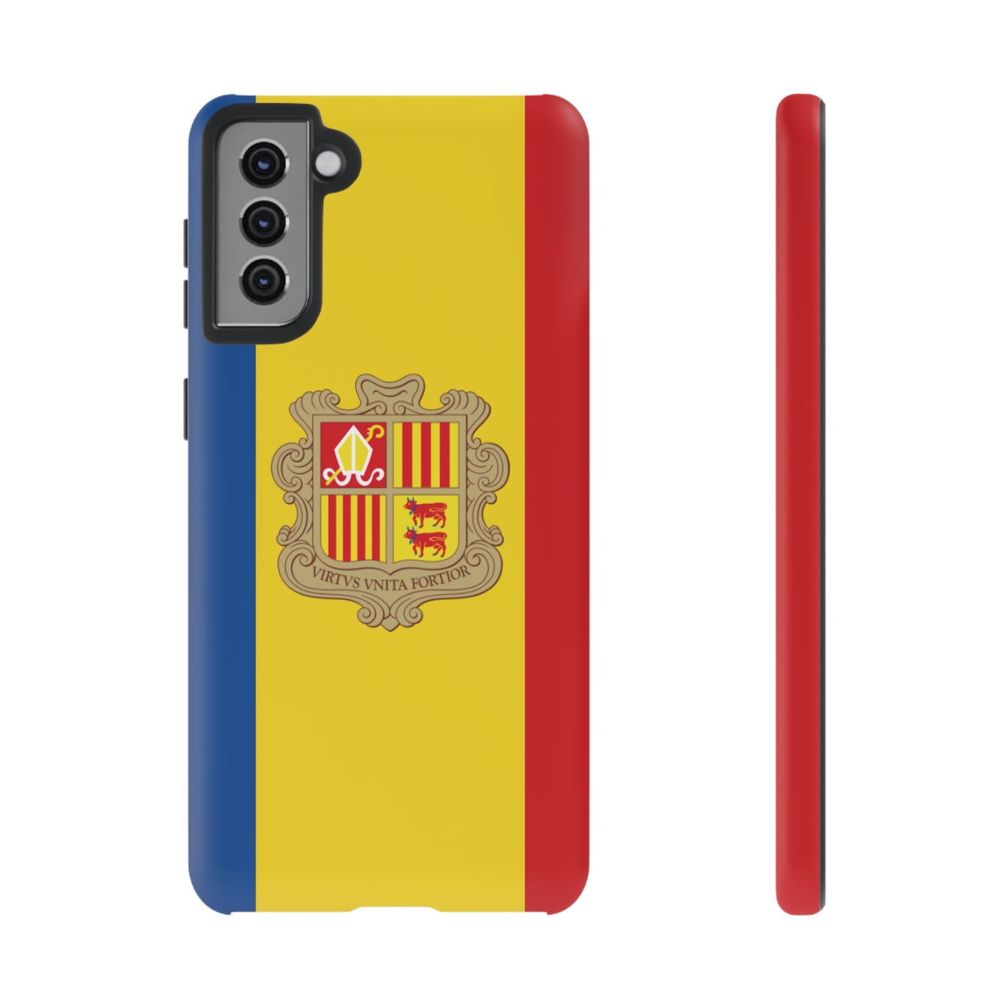 Andorra Flag Phone Case | iPhone 15 Plus/ Pro, 14, 13, 12| Google Pixel 7, Pro, 5| Samsung Galaxy S23 All Major Phone Models