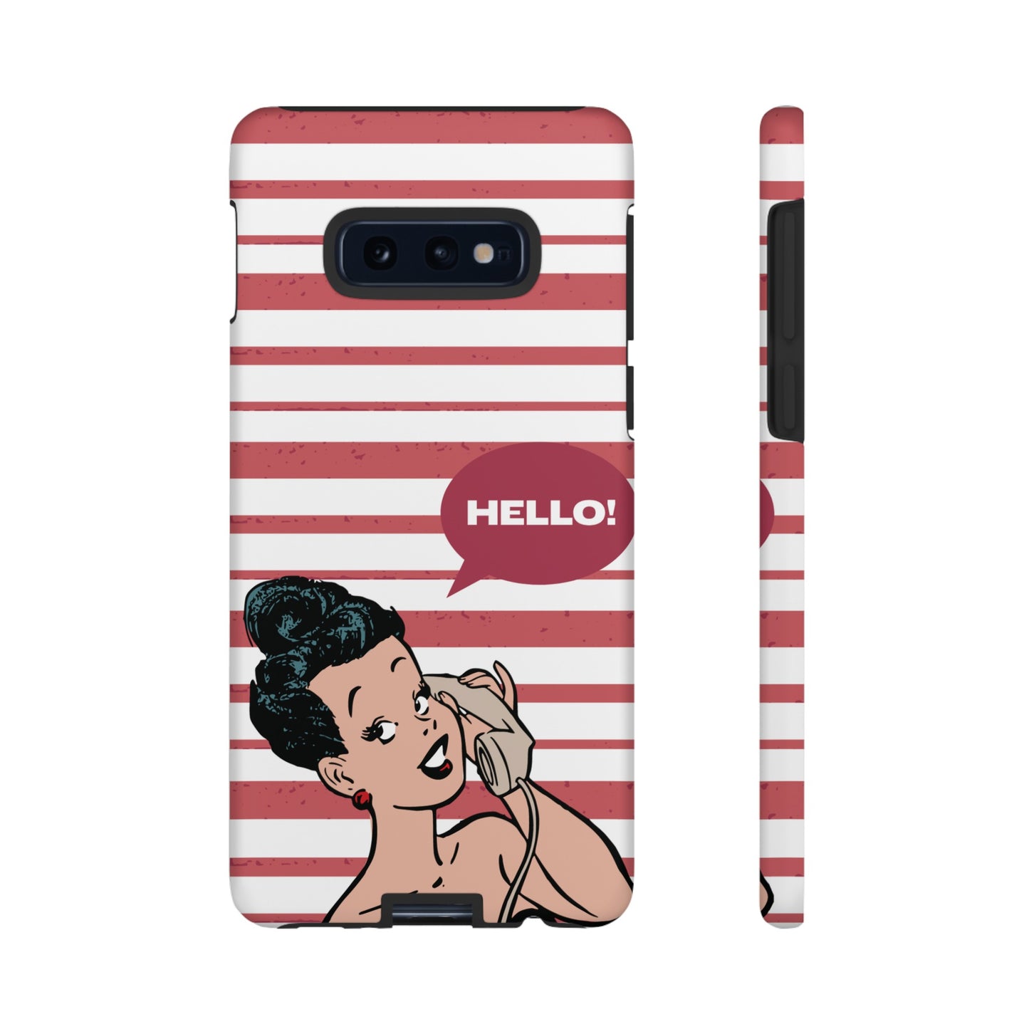 Hello! Wallpaper Phone Case | iPhone 15 Plus/ Pro, 14, 13, 12| Google Pixel 7, Pro, 5| Samsung Galaxy S23 All Major Phone Models