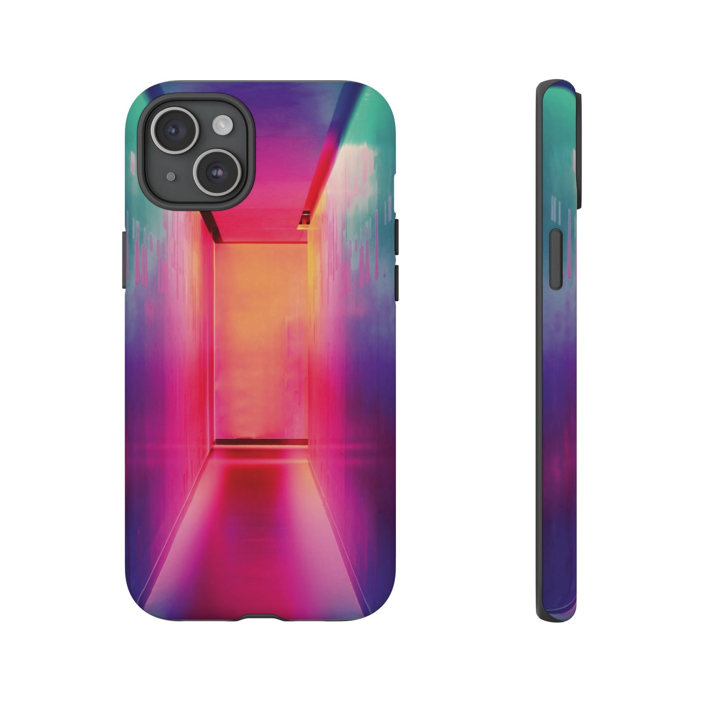 Rainbow Hallway Wallpaper Phone Case | iPhone 15 Plus/ Pro, 14, 13, 12| Google Pixel 7, Pro, 5| Samsung Galaxy S23 All Major Phone Models