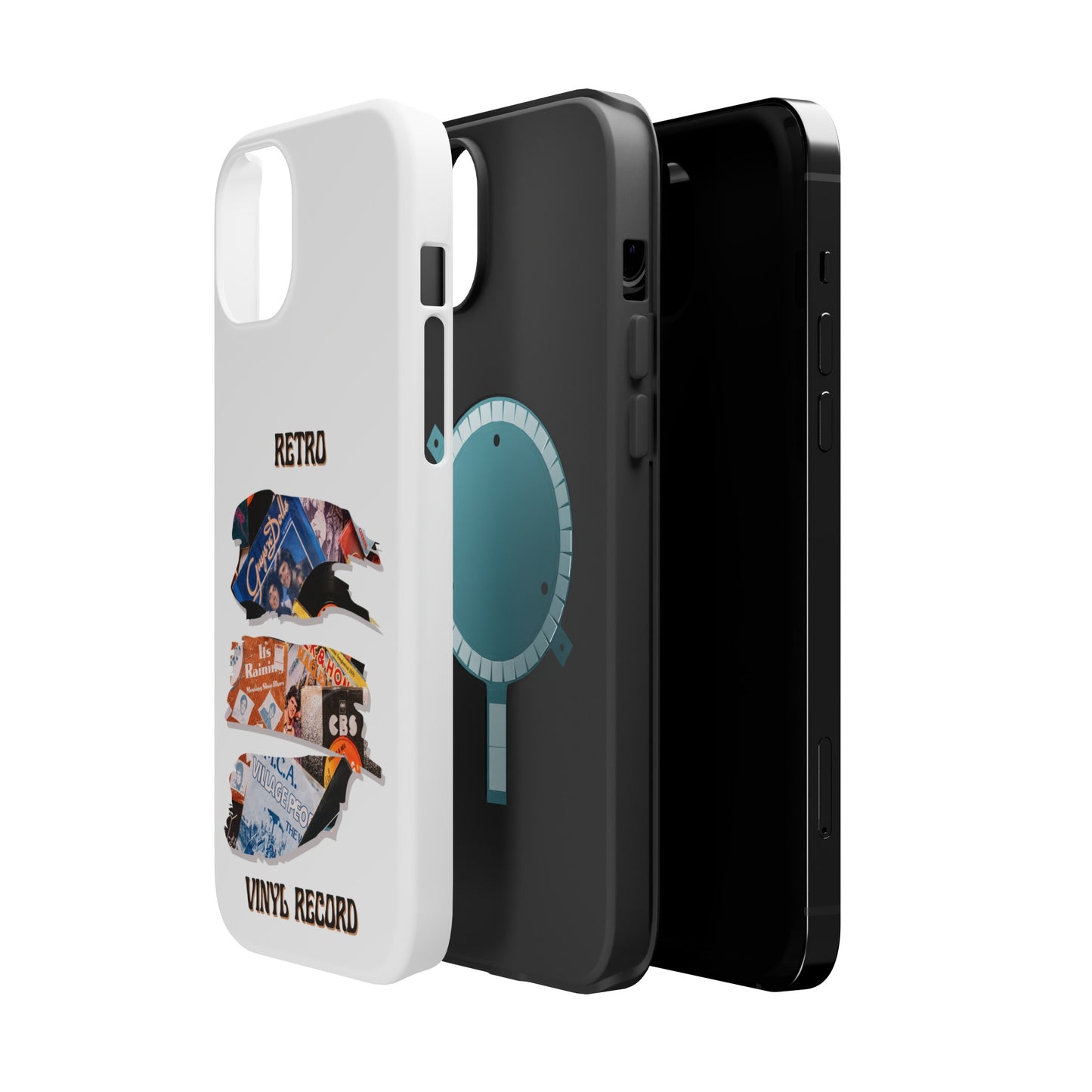 Retro Vinyl Record Phone Case | iPhone 15 Plus/ Pro, 14, 13, 12|