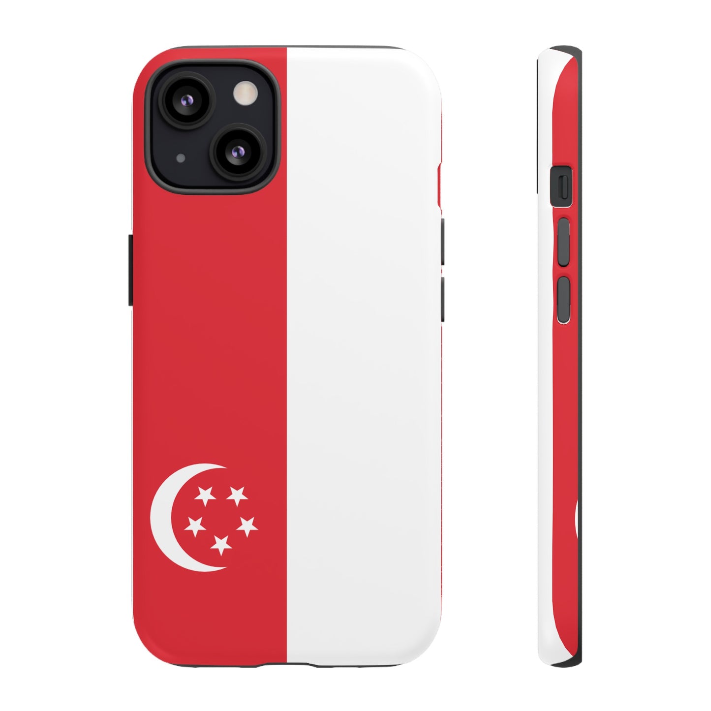 Singapore Flag Phone Case | iPhone 15 Plus/ Pro, 14, 13, 12| Google Pixel 7, Pro, 5| Samsung Galaxy S23 All Major Phone Models