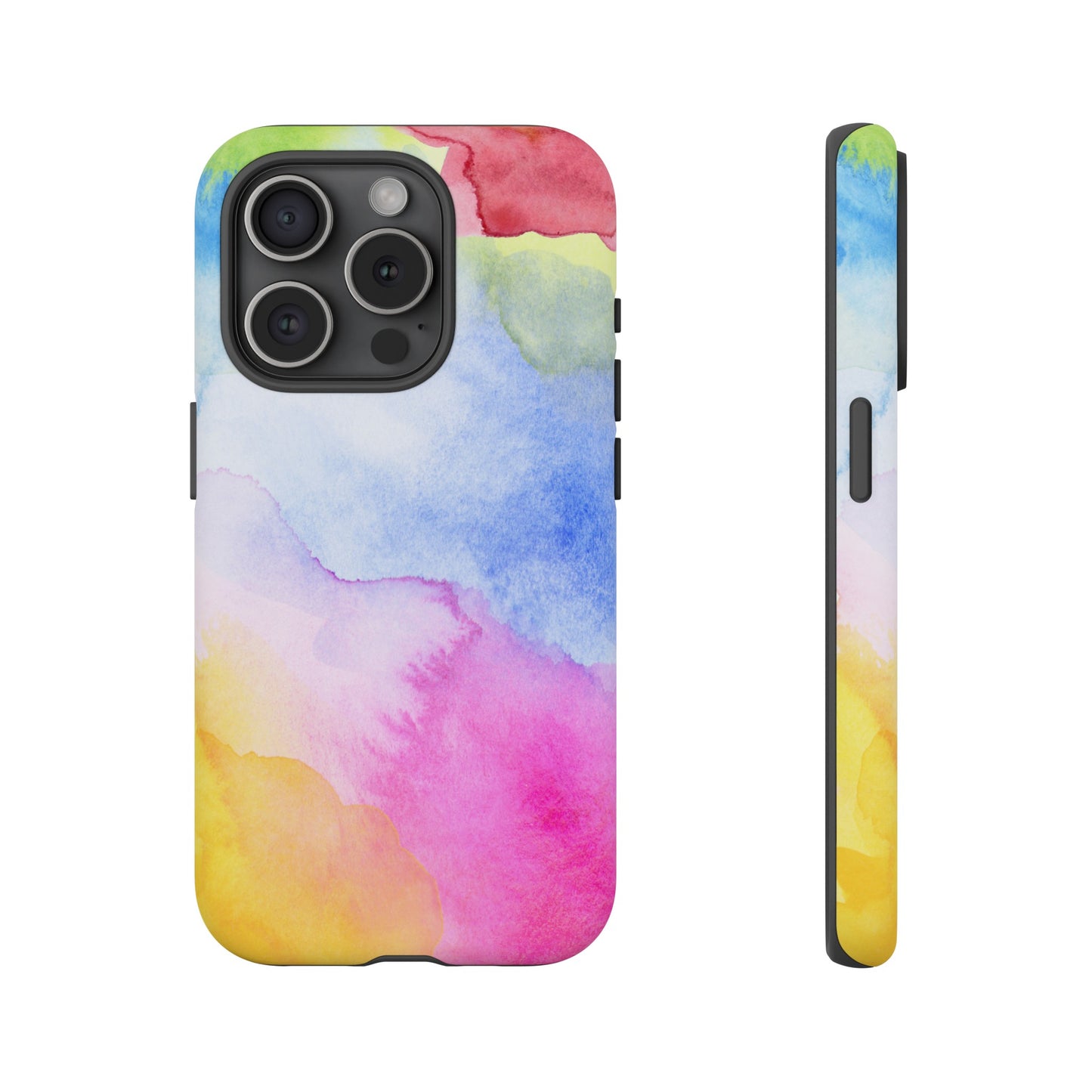 Watercolour Rainbow Phone Case | iPhone 15 Plus/ Pro, 14, 13, 12| Google Pixel 7, Pro, 5| Samsung Galaxy S23 All Major Phone Models