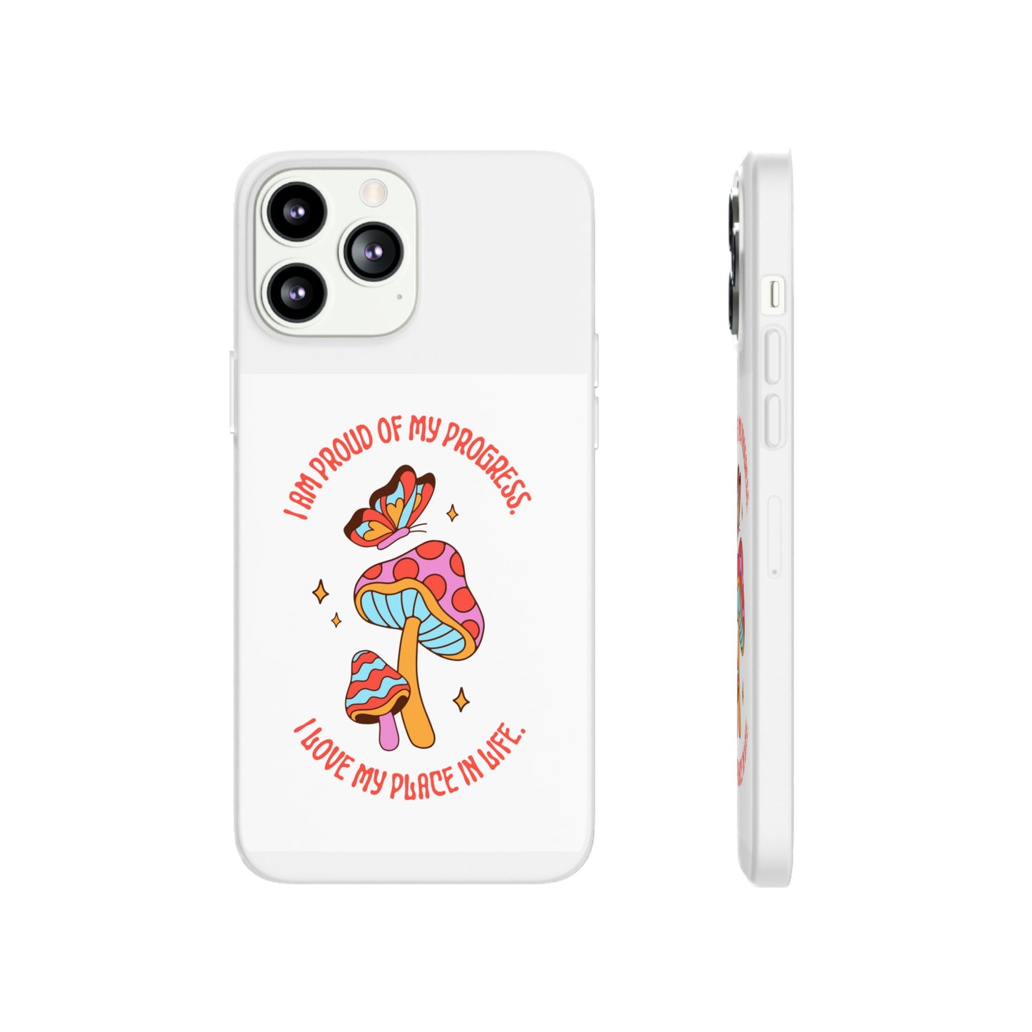 Cute Mushrooms Wallpaper Phone Case | iPhone 15 Plus/ Pro, 14, 13, 12|Samsung Galaxy Models