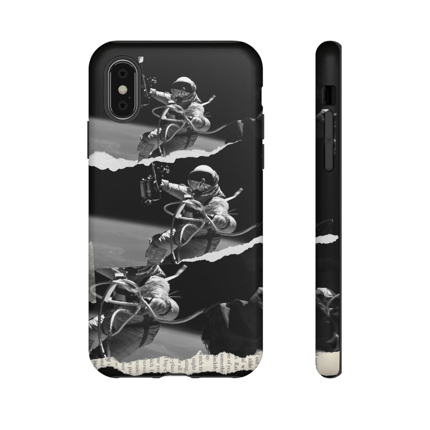 Astronaut Collage Phone Case | iPhone 15 Plus/ Pro, 14, 13, 12| Google Pixel 7, Pro, 5| Samsung Galaxy S23 All Major Phone Models