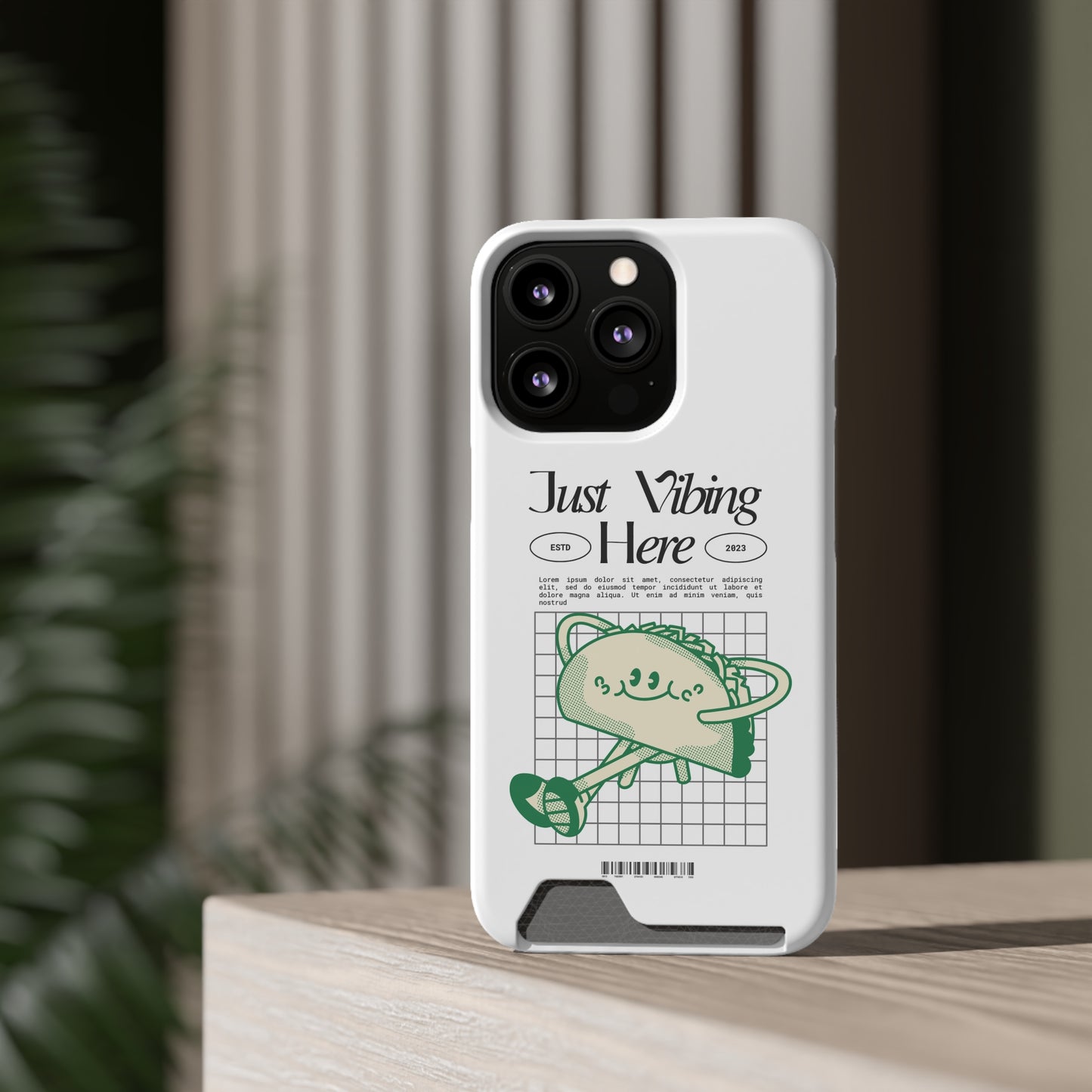 Just Vibing Here Phone Case | iPhone 15 Plus/ Pro, 14, 13, 12|Samsung Galaxy Models