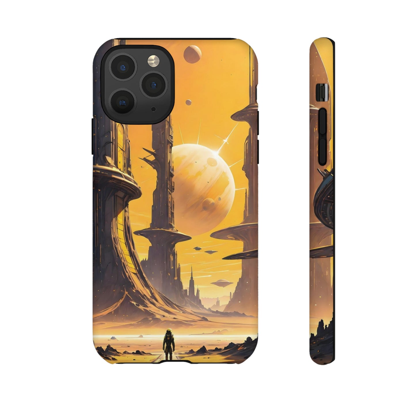 Distant Planets Sci Fi Wallpaper Phone Case | iPhone 15 Plus/ Pro, 14, 13, 12| Google Pixel 7, Pro, 5| Samsung Galaxy S23 All Major Phone Models