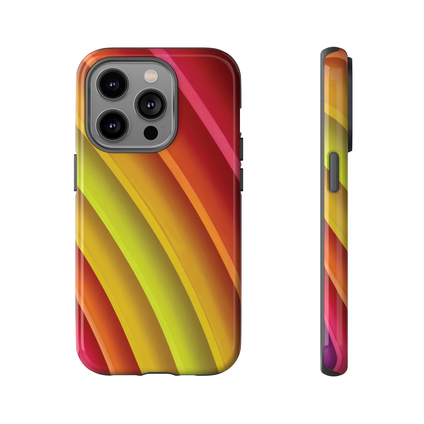 Curved Colourful Wallpaper Phone Case | iPhone 15 Plus/ Pro, 14, 13, 12| Google Pixel 7, Pro, 5| Samsung Galaxy S23 All Major Phone Models