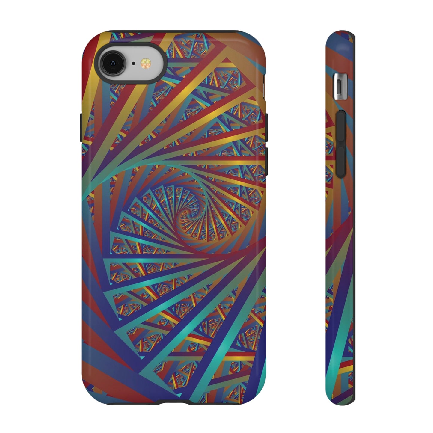 Colourful Spiral Wallpaper Phone Case | iPhone 15 Plus/ Pro, 14, 13, 12| Google Pixel 7, Pro, 5| Samsung Galaxy S23 All Major Phone Models