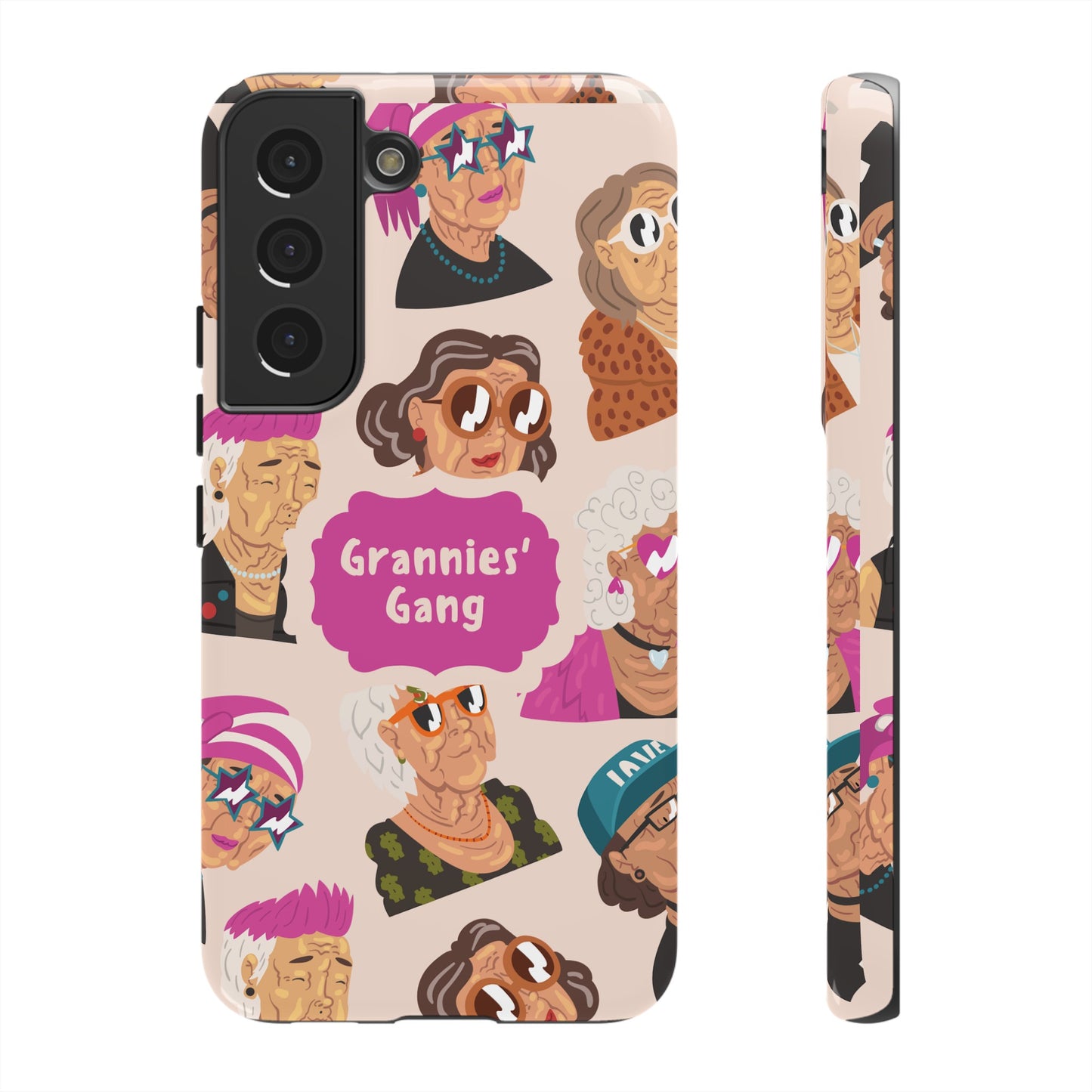 Grannies' Gang Wallpaper Phone Case | iPhone 15 Plus/ Pro, 14, 13, 12| Google Pixel 7, Pro, 5| Samsung Galaxy S23 All Major Phone Models