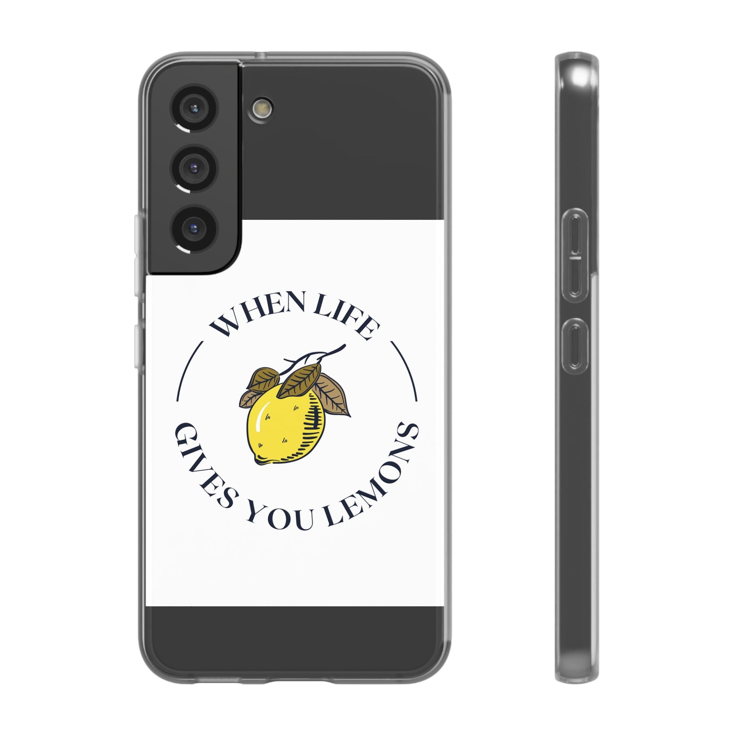 When Life Gives You Lemons Phone Case | iPhone 15 Plus/ Pro, 14, 13, 12| Samsung Galaxy S23 Models