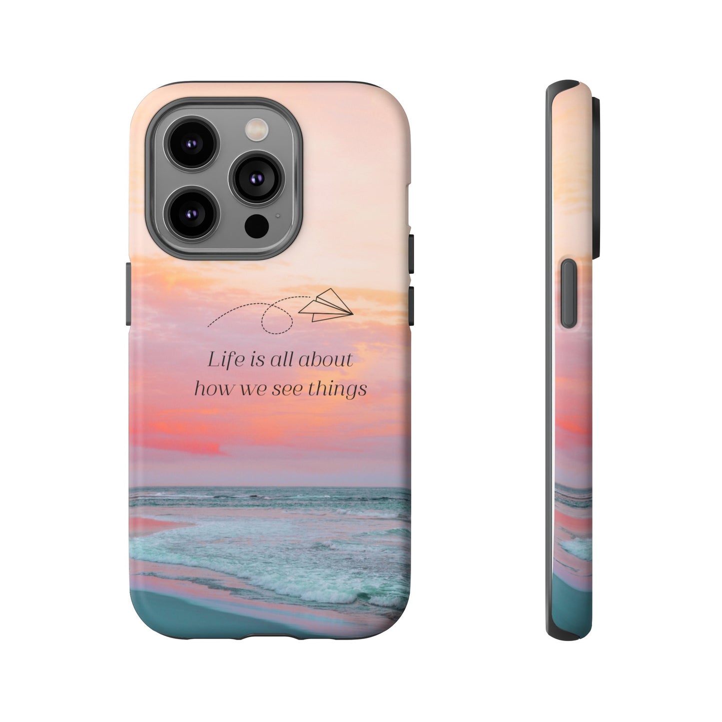 Thoughts at Sunset Phone Case | iPhone 15 Plus/ Pro, 14, 13, 12| Google Pixel 7, Pro, 5| Samsung Galaxy S23 All Major Phone Models