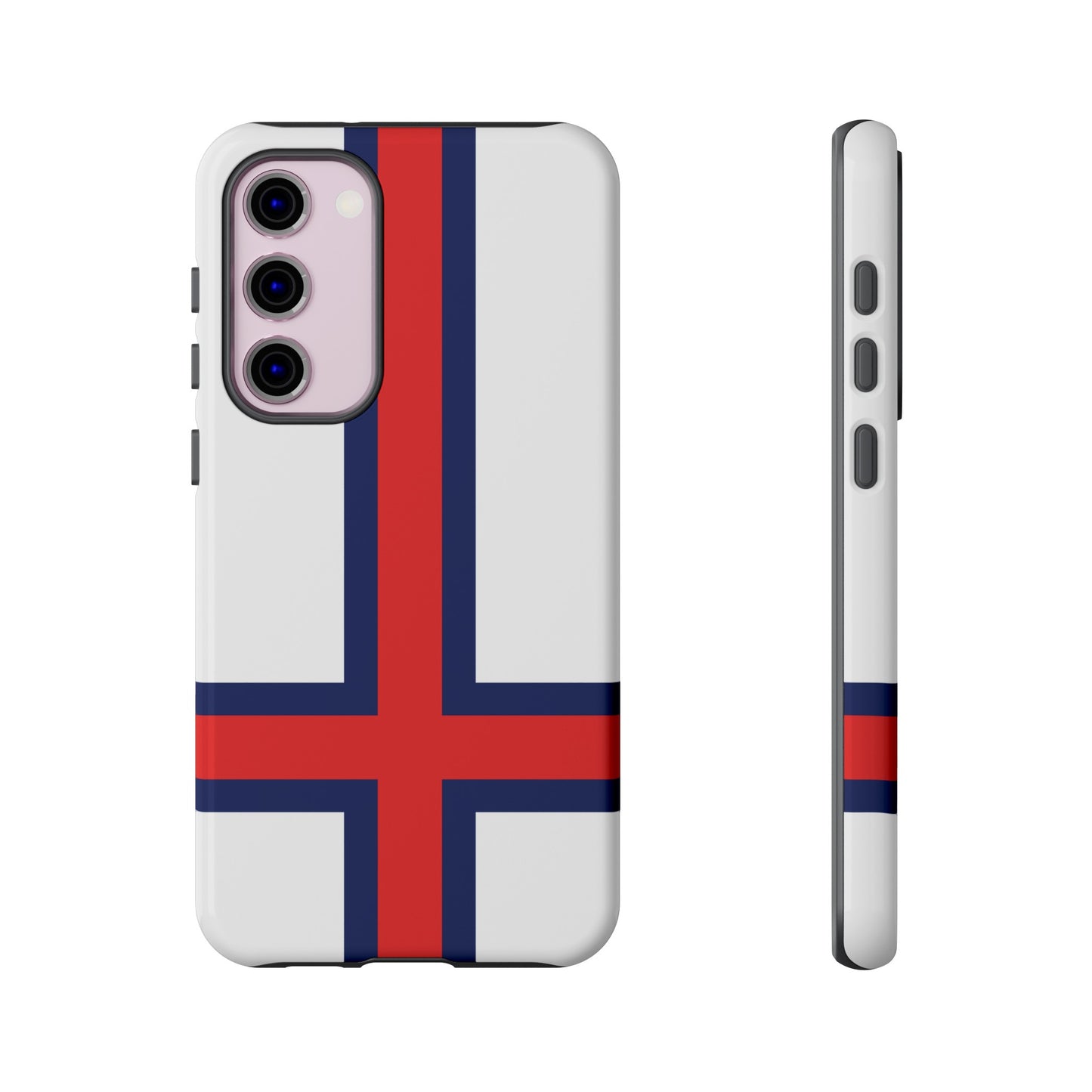 Faroe Island Denmark Flag Phone Case | iPhone 15 Plus/ Pro, 14, 13, 12| Google Pixel 7, Pro, 5| Samsung Galaxy S23 All Major Phone Models