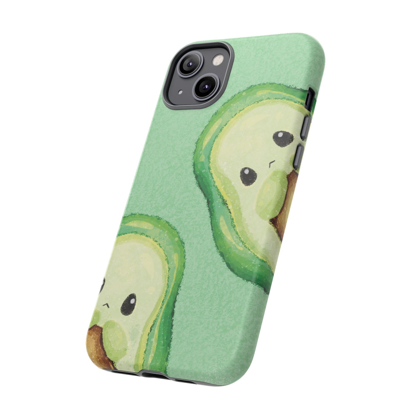 Avocado Friends Wallpaper Phone Case | iPhone 15 Plus/ Pro, 14, 13, 12| Google Pixel 7, Pro, 5| Samsung Galaxy S23 All Major Phone Models