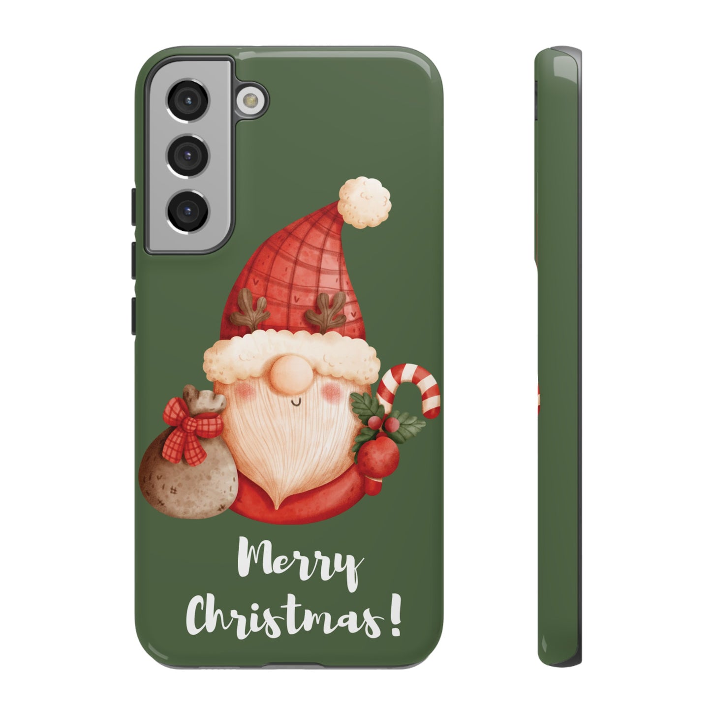 Cute Merry Christmas Wallpaper Phone Case | iPhone 15 Plus/ Pro, 14, 13, 12| Google Pixel 7, Pro, 5| Samsung Galaxy S23 All Major Phone Models