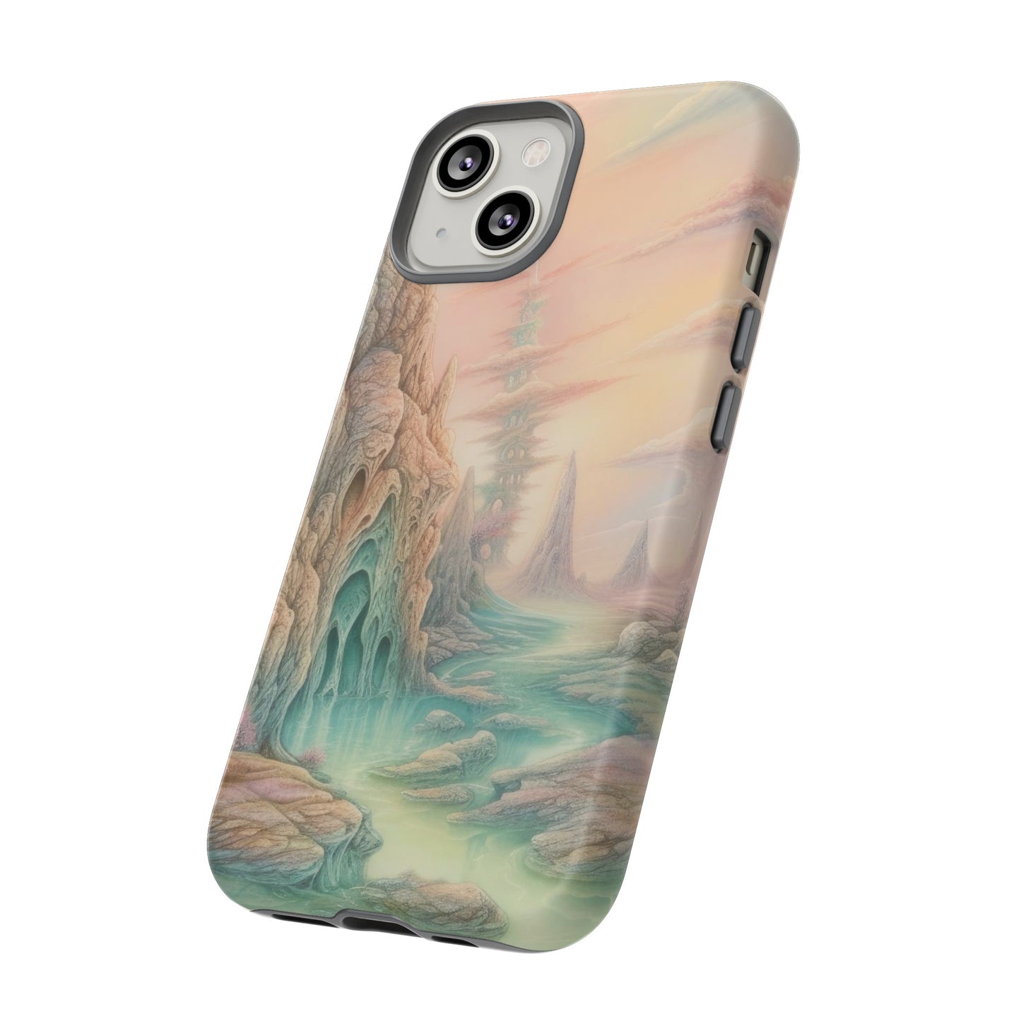 Caves Sci-Fi Wallpaper Phone Case | iPhone 15 Plus/ Pro, 14, 13, 12| Google Pixel 7, Pro, 5| Samsung Galaxy S23 All Major Phone Models