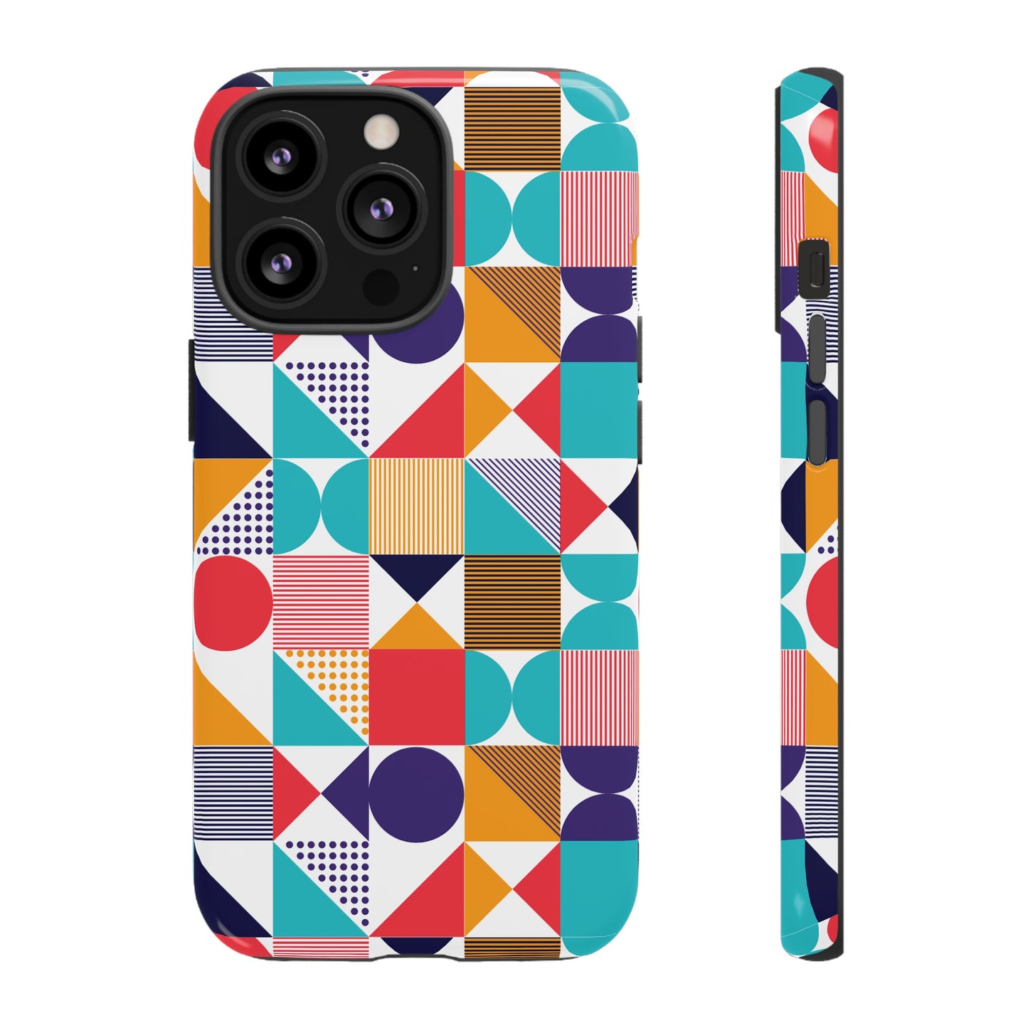 Geometric Patterned Wallpaper Phone Case | iPhone 15 Plus/ Pro, 14, 13, 12| Google Pixel 7, Pro, 5|Samsung Galaxy S23 All Major Phone Models