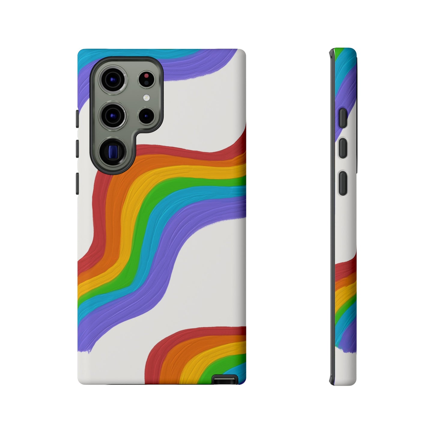 Rainbow Wallpaper Phone Case | iPhone 15 Plus/ Pro, 14, 13, 12| Google Pixel 7, Pro, 5| Samsung Galaxy S23 All Major Phone Models