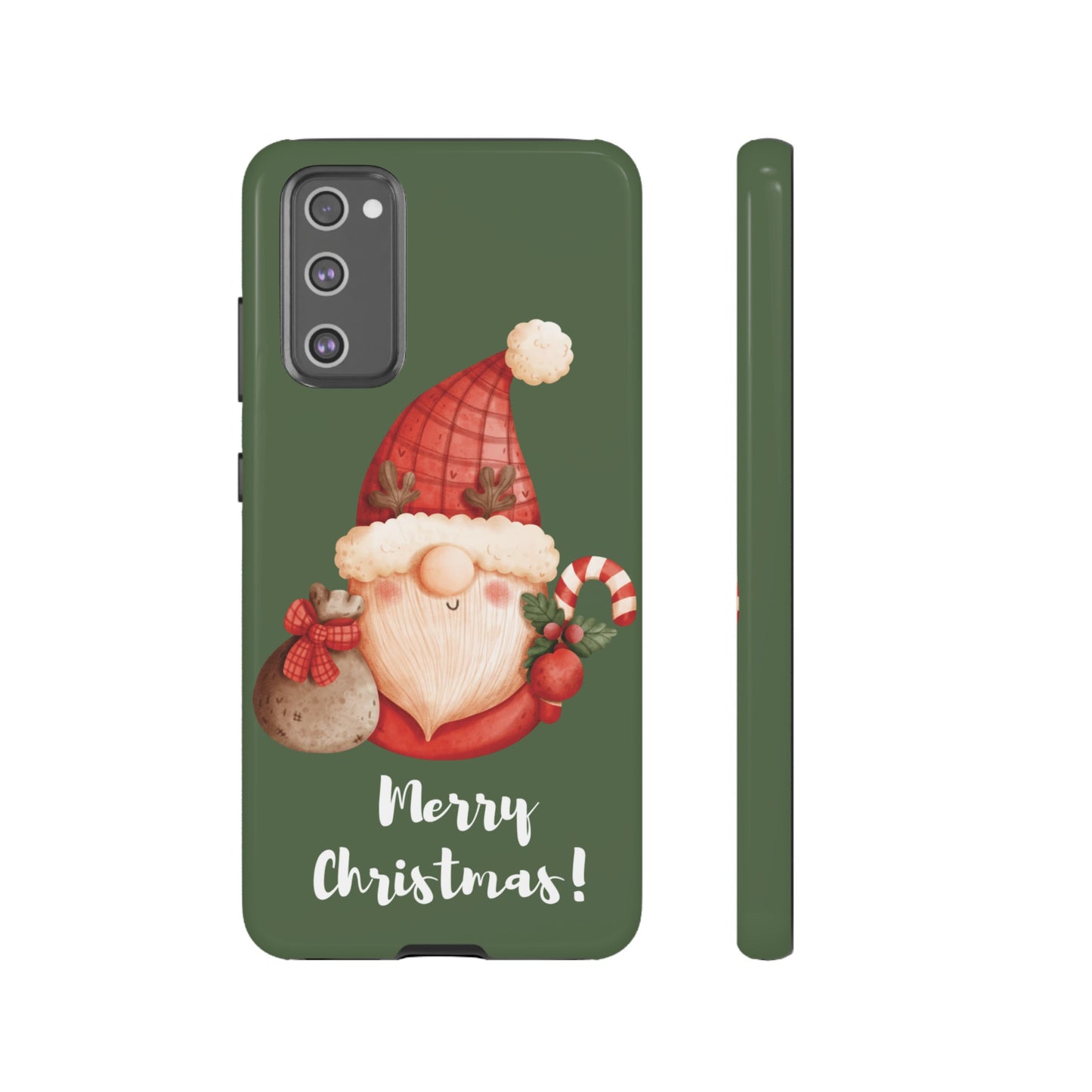 Cute Merry Christmas Wallpaper Phone Case | iPhone 15 Plus/ Pro, 14, 13, 12| Google Pixel 7, Pro, 5| Samsung Galaxy S23 All Major Phone Models