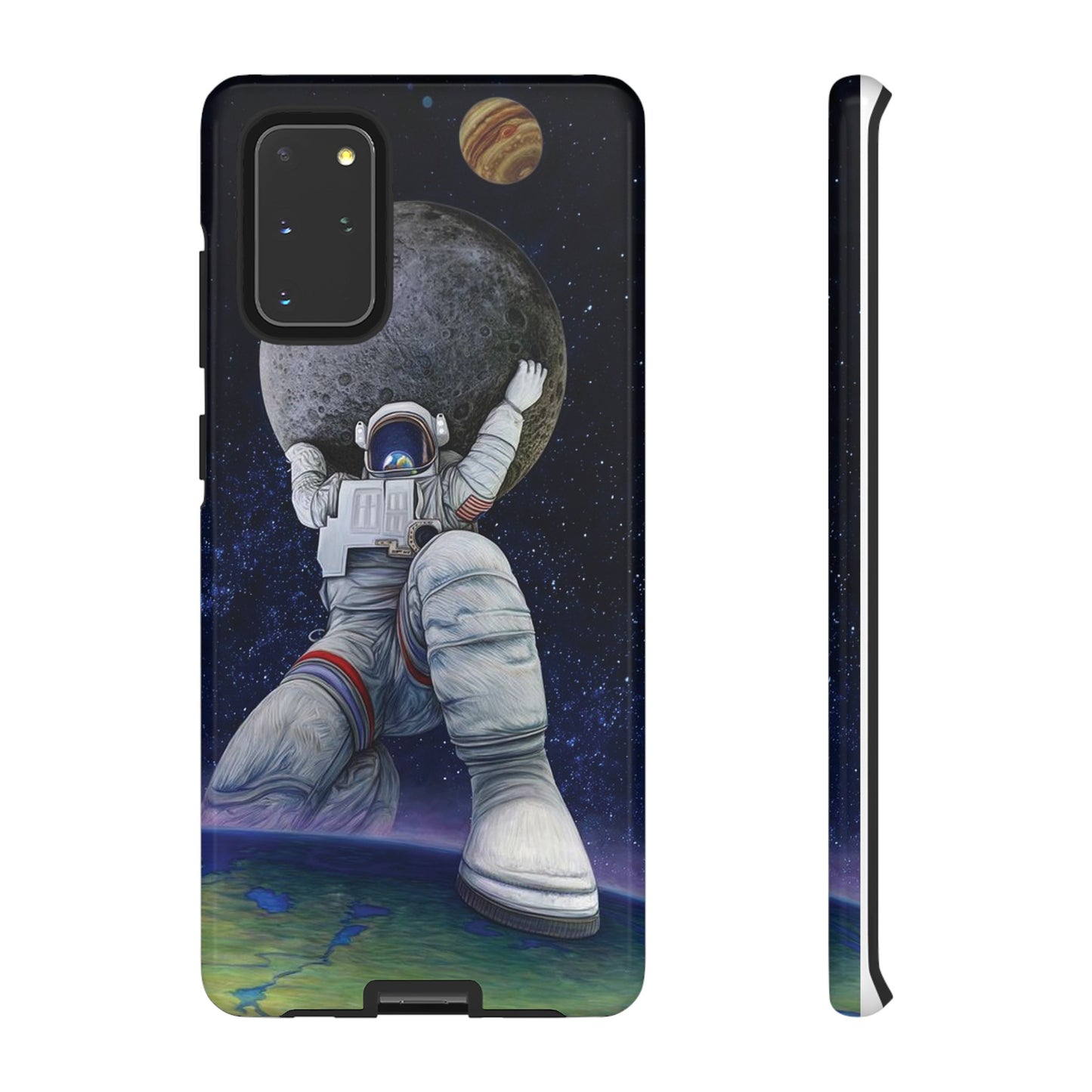 Astronaut Holding The Moon Phone Case | iPhone 15 Plus/ Pro, 14, 13, 12| Google Pixel 7, Pro, 5| Samsung Galaxy S23 All Major Phone Models