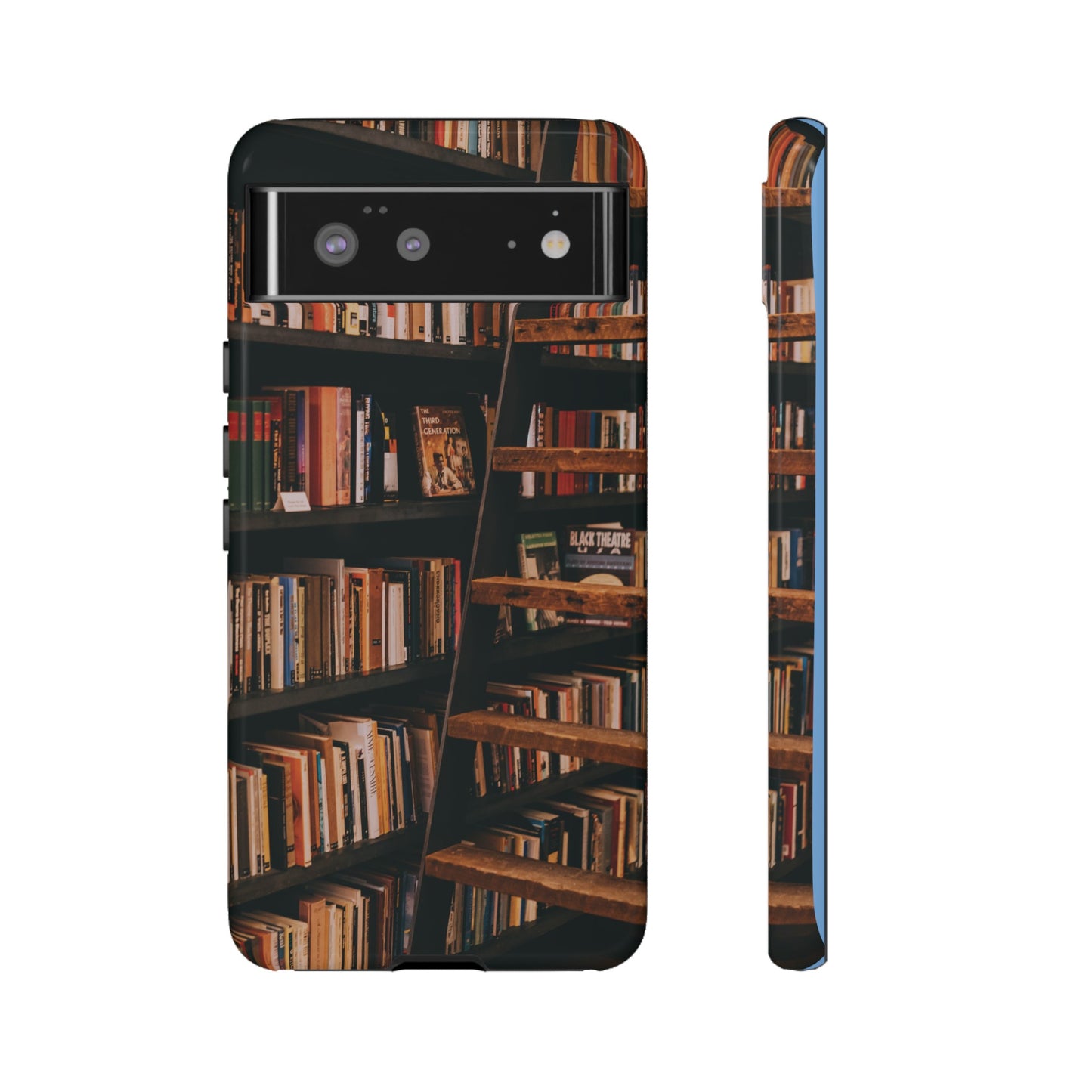 Bookcase Wallpaper Phone Case | iPhone 15 Plus/ Pro, 14, 13, 12| Google Pixel 7, Pro, 5| Samsung Galaxy S23 All Major Phone Models