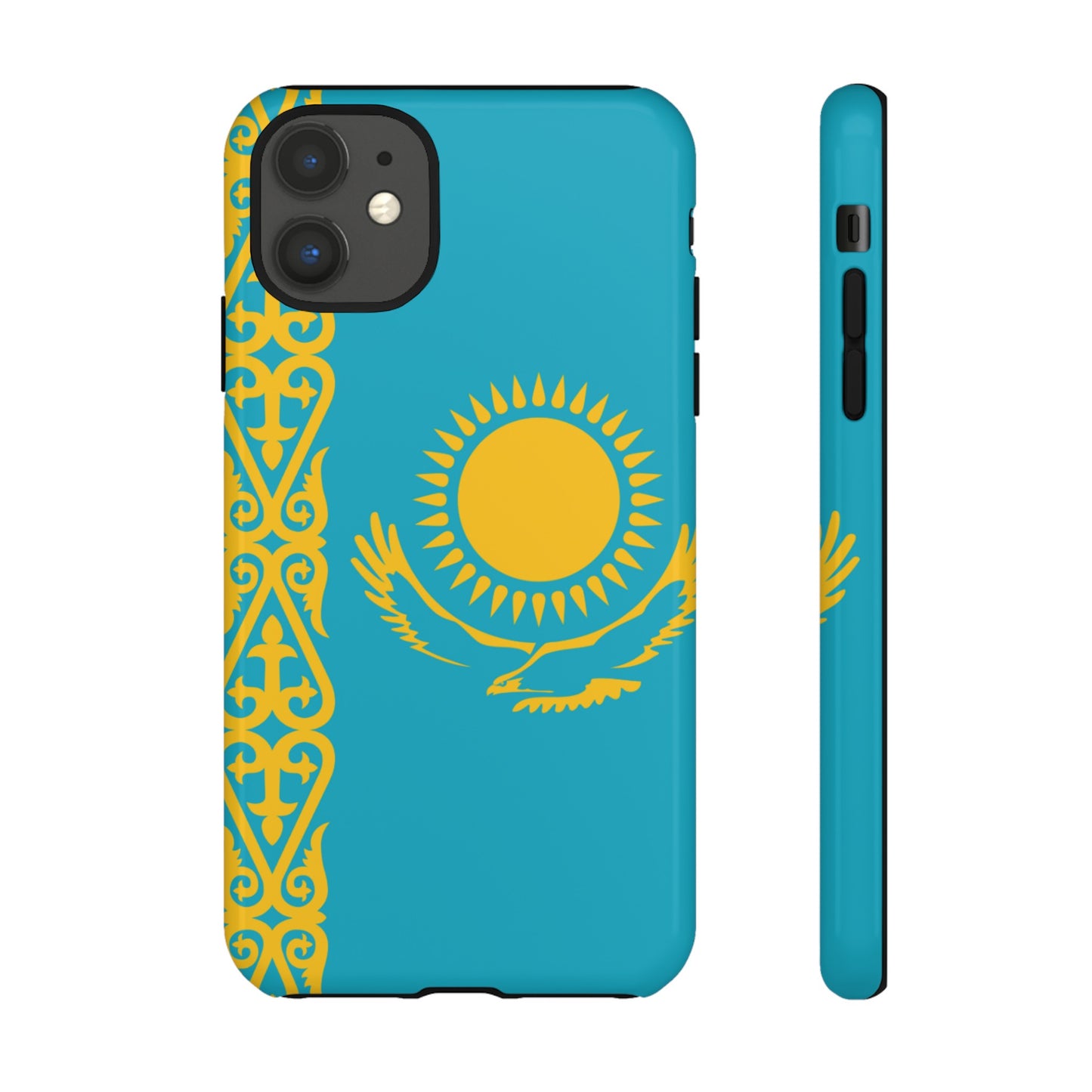 Kazakhstan Flag Phone Case | iPhone 15 Plus/ Pro, 14, 13, 12| Google Pixel 7, Pro, 5| Samsung Galaxy S23 All Major Phone Models