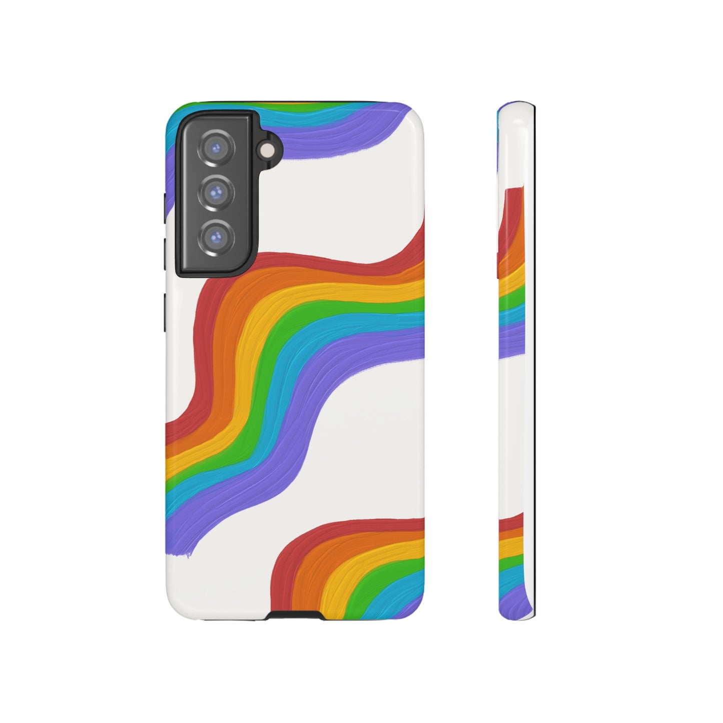 Rainbow Wallpaper Phone Case | iPhone 15 Plus/ Pro, 14, 13, 12| Google Pixel 7, Pro, 5| Samsung Galaxy S23 All Major Phone Models