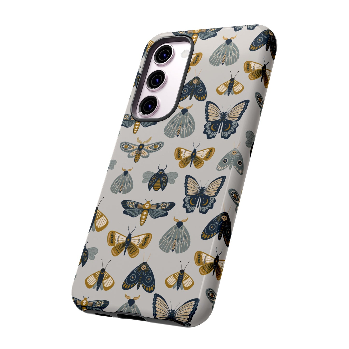 Butterfly and Moth Wallpaper Phone Case | iPhone 15 Plus/ Pro, 14, 13, 12| Google Pixel 7, Pro, 5| Samsung Galaxy S23 All Major Phone Models