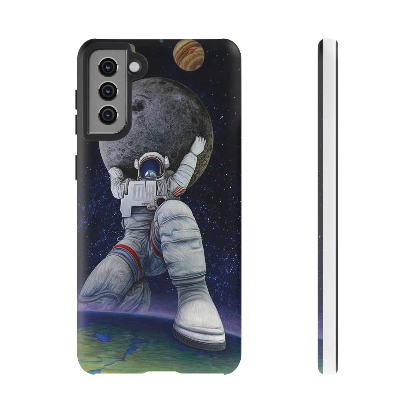 Astronaut Holding The Moon Phone Case | iPhone 15 Plus/ Pro, 14, 13, 12| Google Pixel 7, Pro, 5| Samsung Galaxy S23 All Major Phone Models