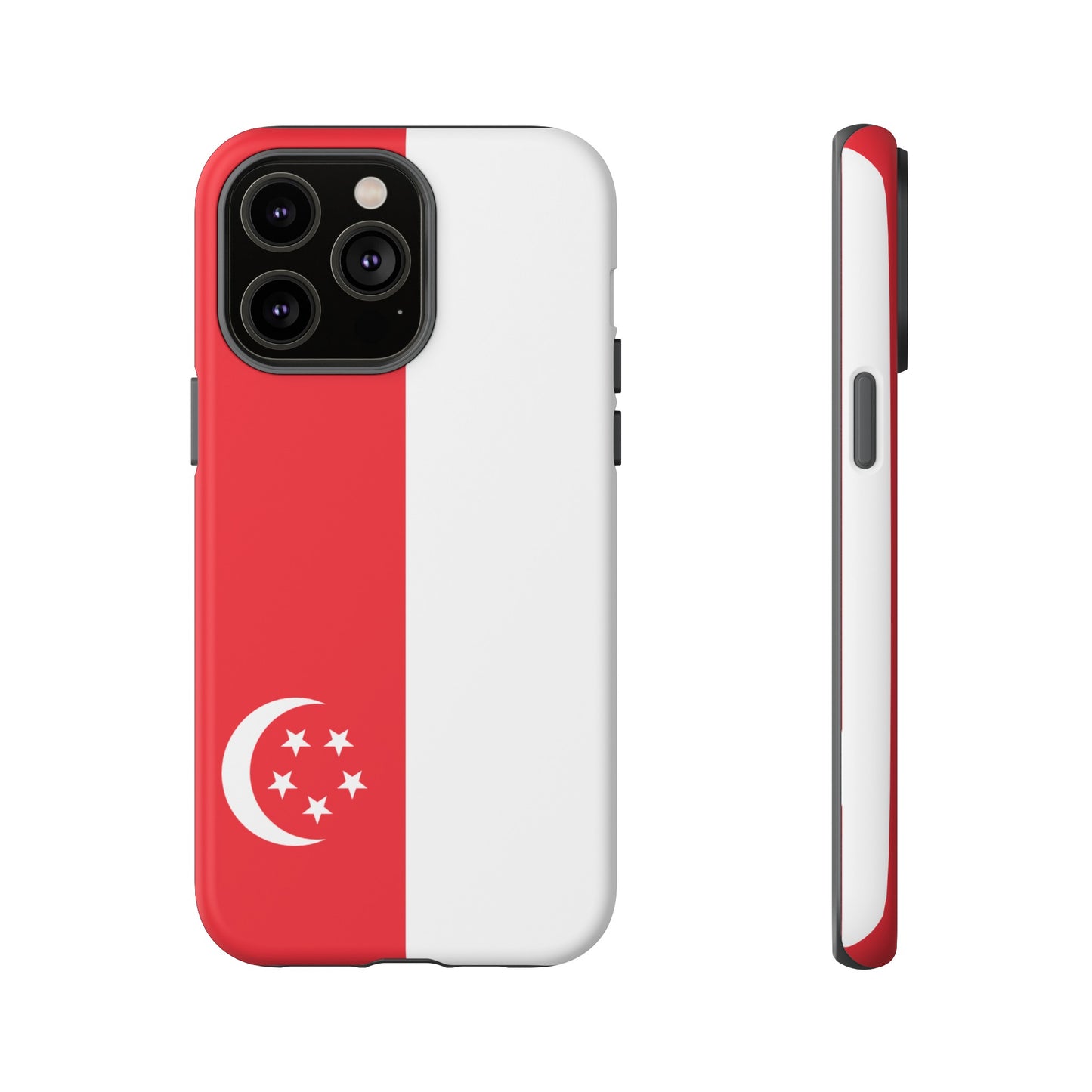 Singapore Flag Phone Case | iPhone 15 Plus/ Pro, 14, 13, 12| Google Pixel 7, Pro, 5| Samsung Galaxy S23 All Major Phone Models