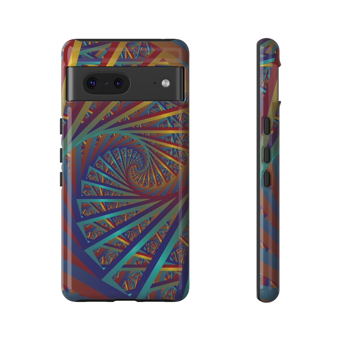 Colourful Spiral Wallpaper Phone Case | iPhone 15 Plus/ Pro, 14, 13, 12| Google Pixel 7, Pro, 5| Samsung Galaxy S23 All Major Phone Models