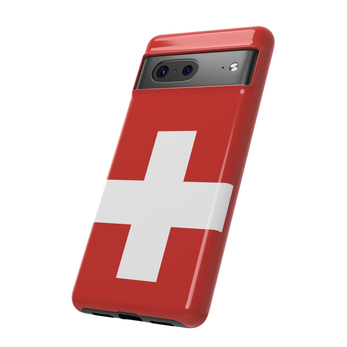 Switzerland Flag Phone Case | iPhone 15 Plus/ Pro, 14, 13, 12| Google Pixel 7, Pro, 5| Samsung Galaxy S23 All Major Phone Models