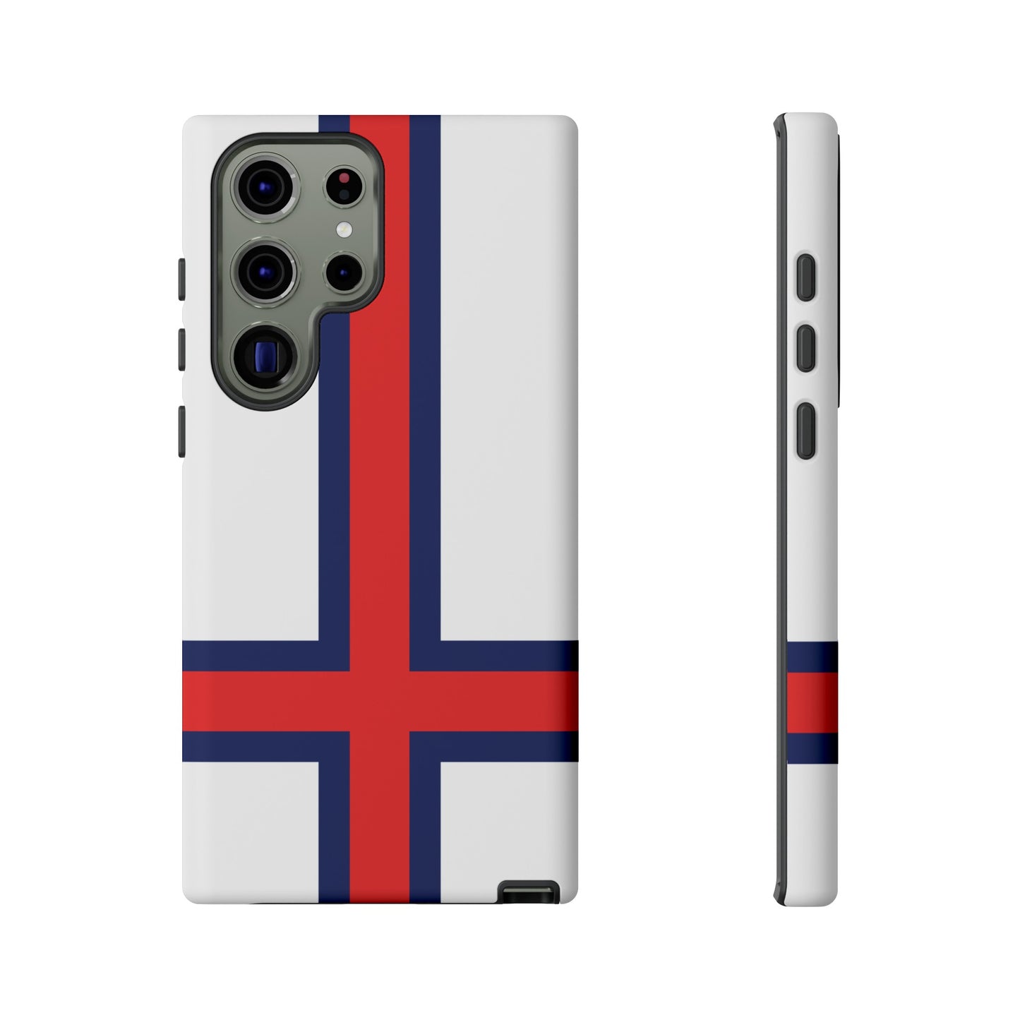 Faroe Island Denmark Flag Phone Case | iPhone 15 Plus/ Pro, 14, 13, 12| Google Pixel 7, Pro, 5| Samsung Galaxy S23 All Major Phone Models